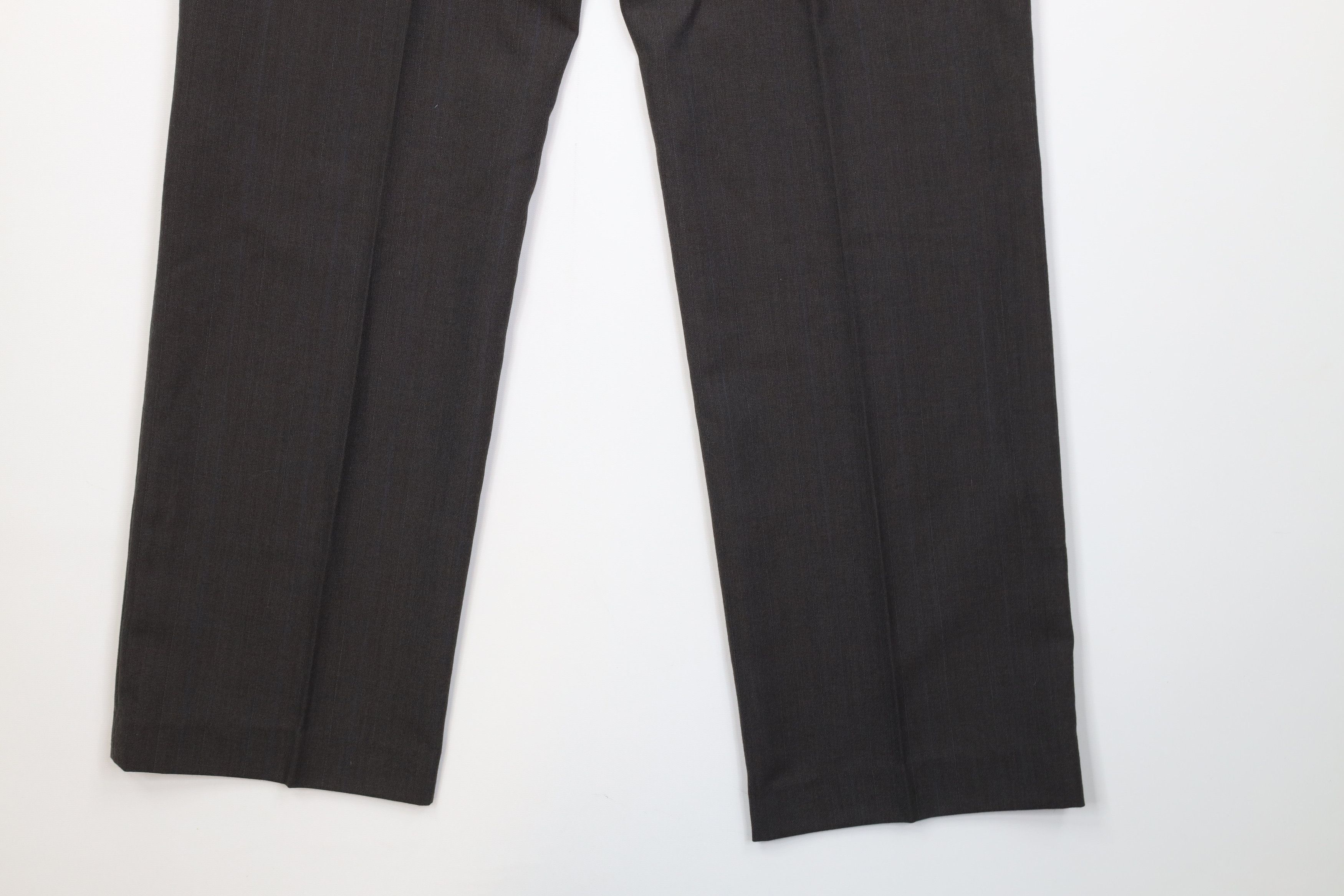 Vintage Vintage 90s Streetwear Knit Pinstriped Wide Leg Chino Pants Size US 32 / EU 48 - 14 Thumbnail