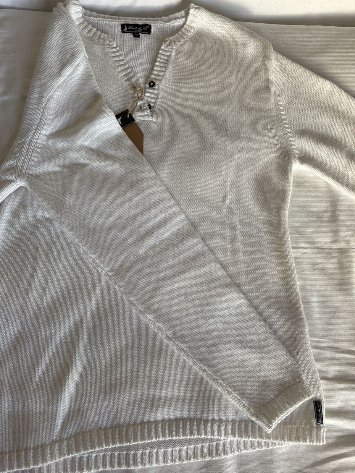 Other Blanc Du Nil 100% Cotton Sweater Size US M / EU 48-50 / 2 - 3 Thumbnail