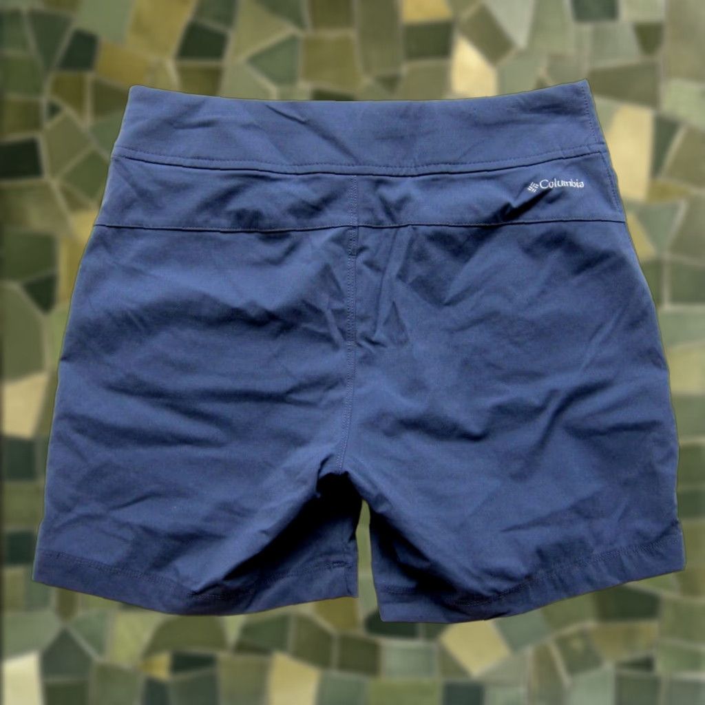 Vintage Columbia Shorts Blue Nylon Stretch Hike Travel Active Pocket Chino 4 Size 27" / US 4 / IT 40 - 1 Thumbnail