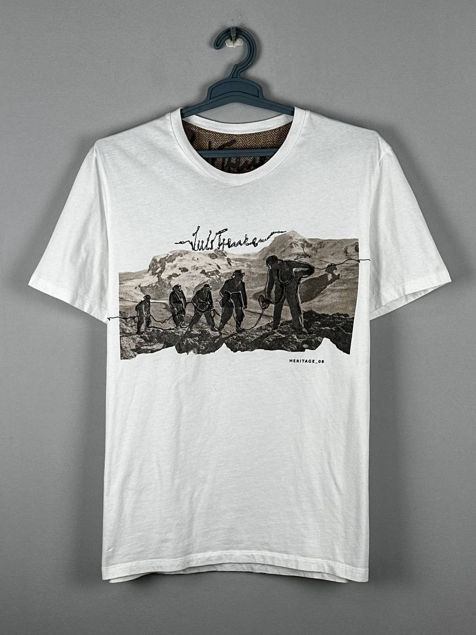 Vintage Luis Trenker Luxury White Heritage T Shirt Size US L / EU 52-54 / 3 - 1 Thumbnail