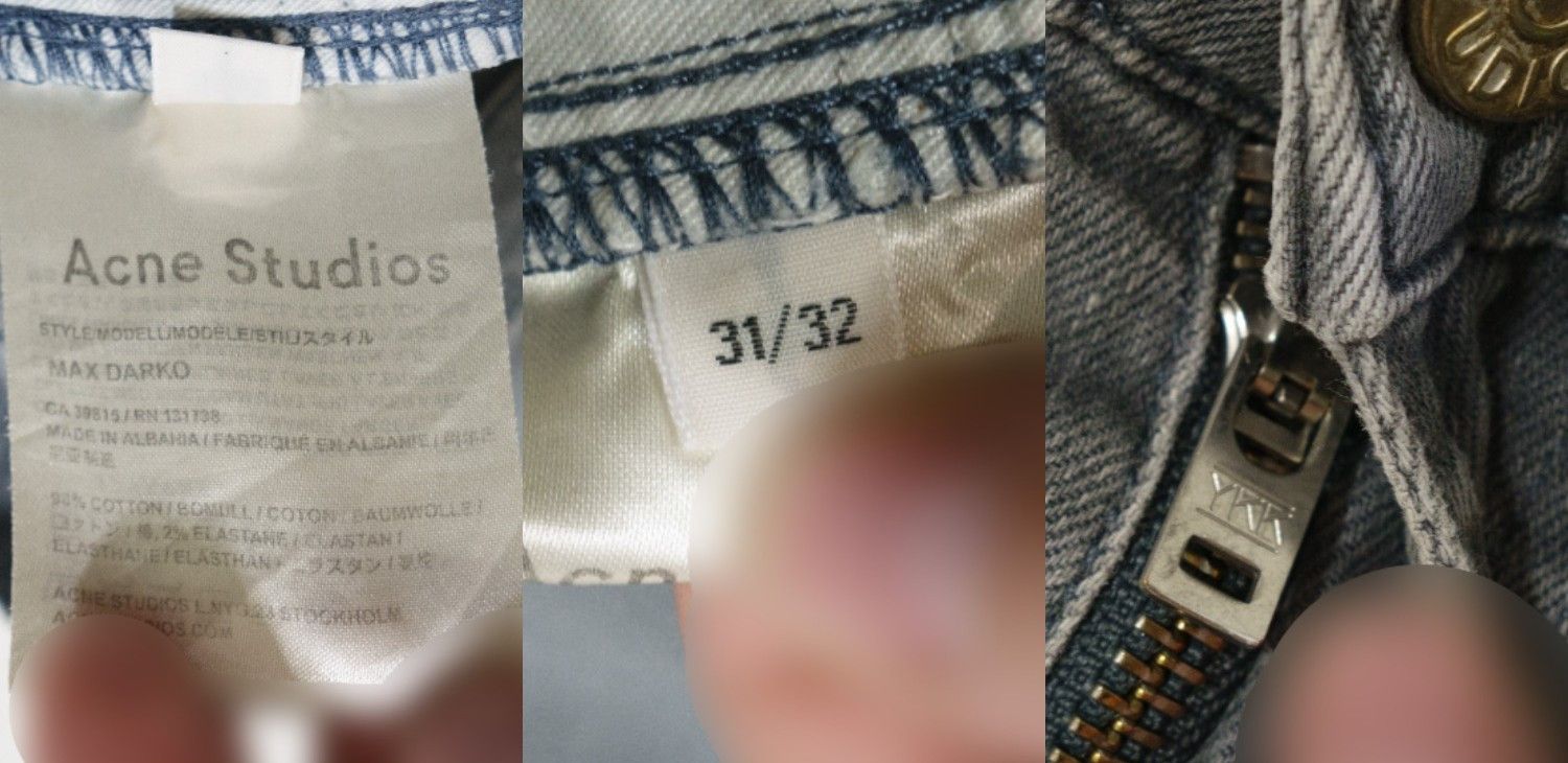 Acne Studios Max Darko Jeans Size US 31 - 8 Thumbnail