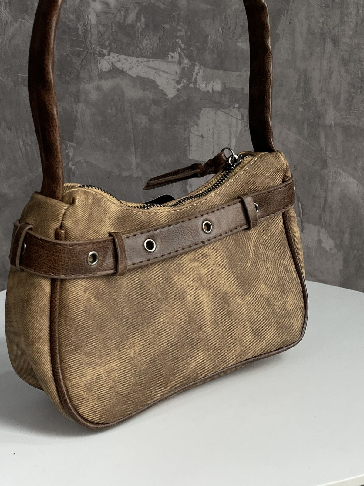 20471120 × Japanese Brand Y2K Vintage Faux Leather Glamour Bb Simons Style Bag Size ONE SIZE - 7 Thumbnail
