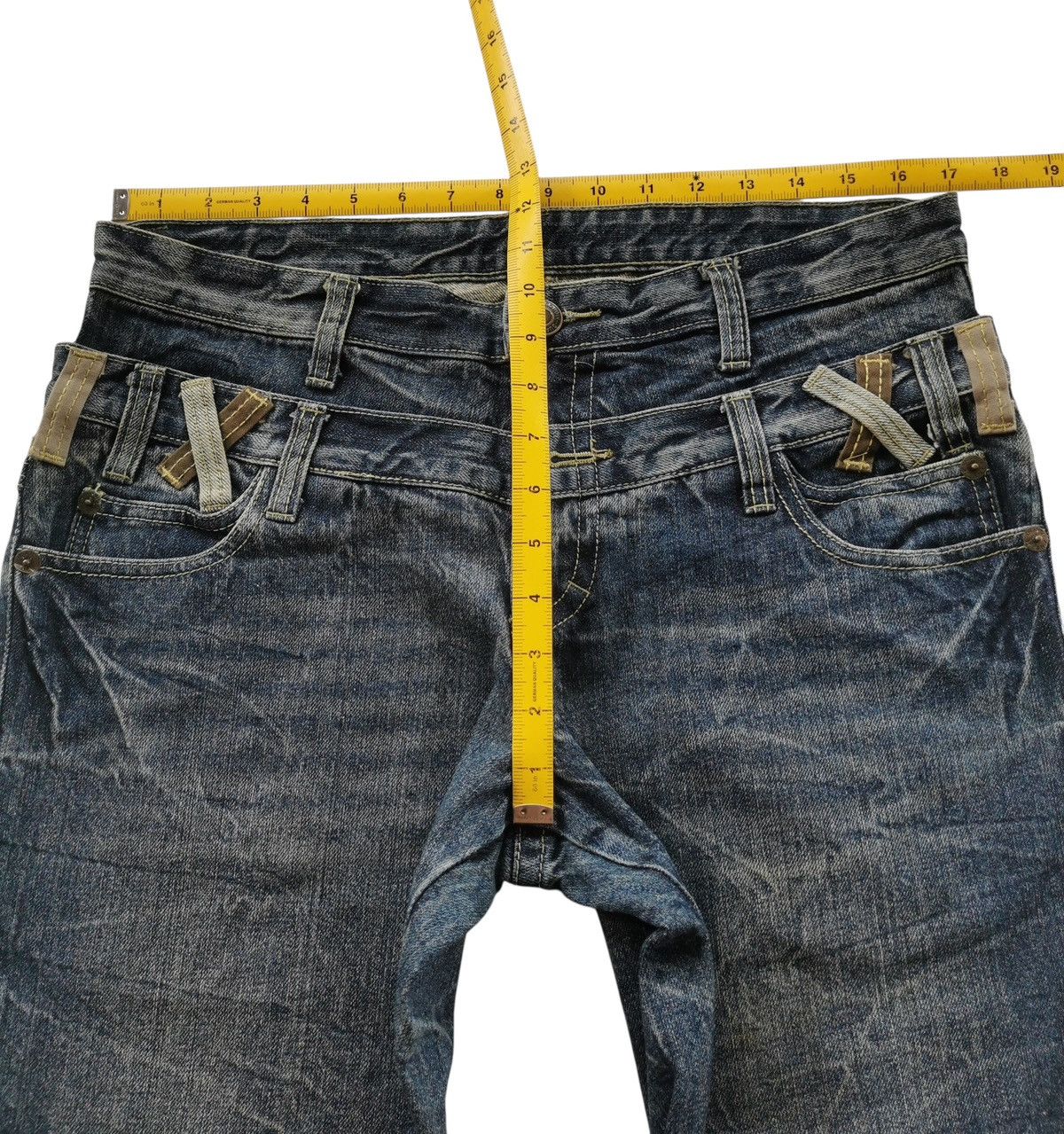 Le Grande Bleu (L.G.B.) Double waisted jeans Size US 34 / EU 50 - 7 Thumbnail