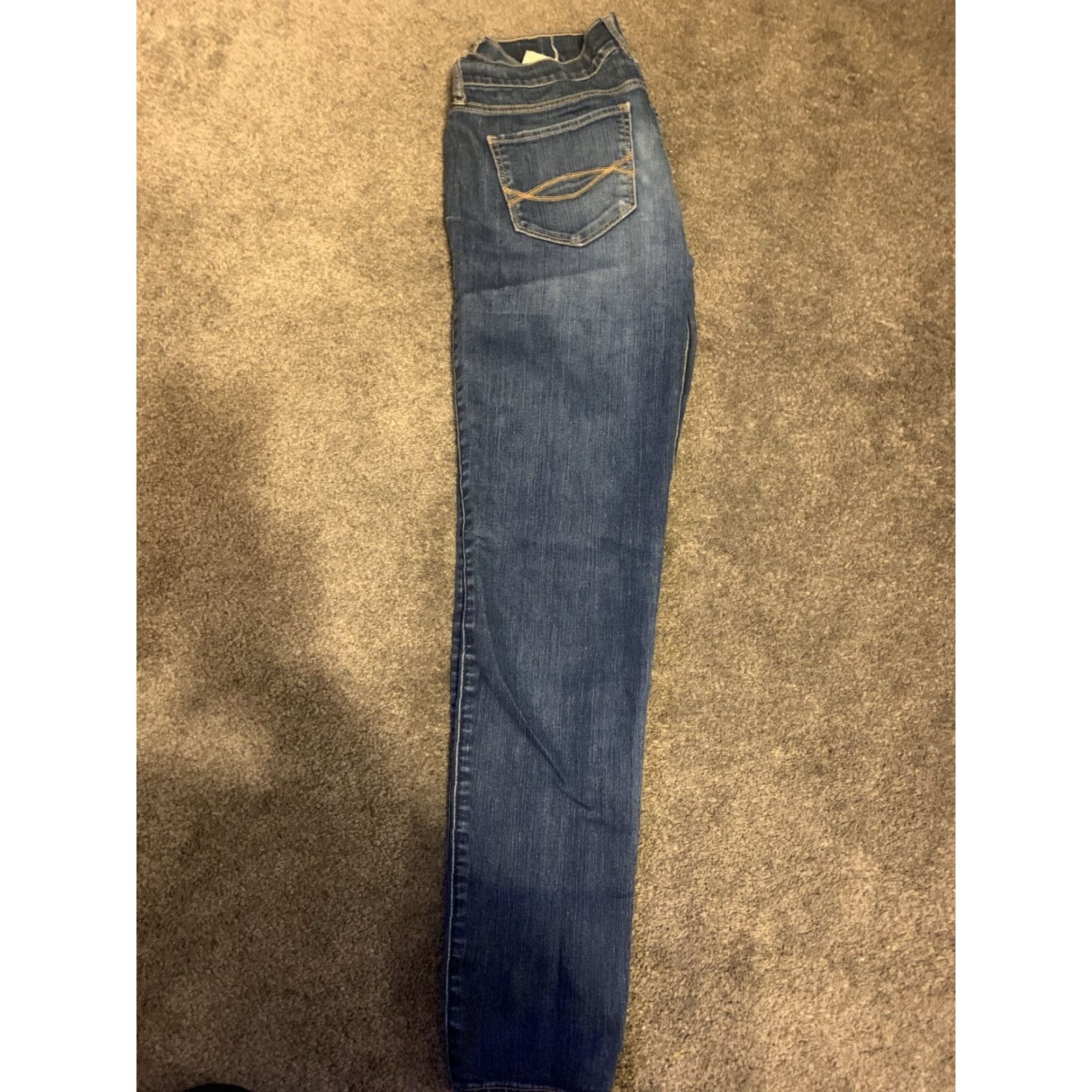 Abercrombie & Fitch Abercrombie & Fitch Skinny Jeans Slim Stretch Orange Women Sz 4R W27 L29 EUC Size 27" / US 4 / IT 40 - 4 Thumbnail