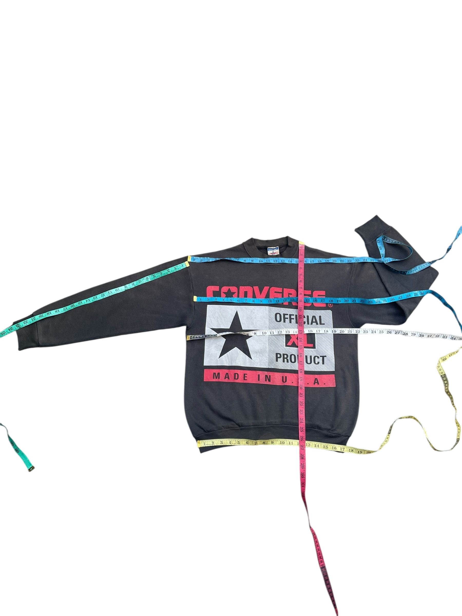 Converse Vintage Converse Sweatshirt Faded Wash Size US L / EU 52-54 / 3 - 15 Thumbnail