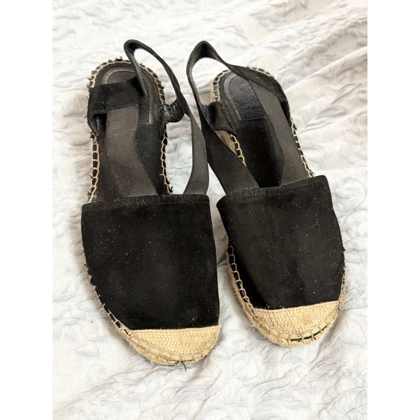 Other Vidarreta black suede slingback heel Espadrille Sandals 41 Size US 11 / IT 41 - 3 Thumbnail