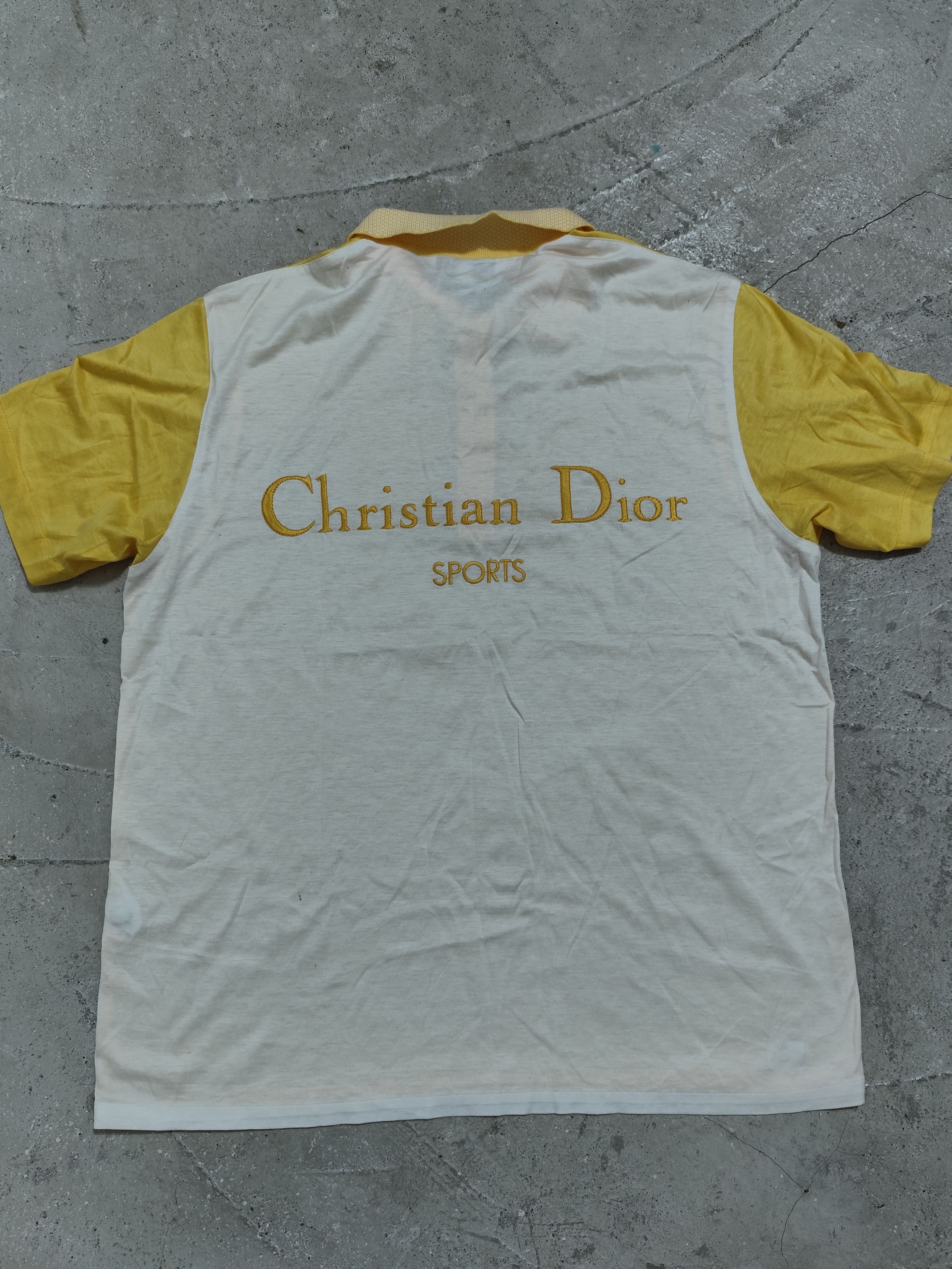 Christian Dior Monsieur VINTAGE CHRISTIAN DIOR SPORTS POLO BIG LOGO EMBROID Size L / US 10 / IT 46 - 8 Thumbnail