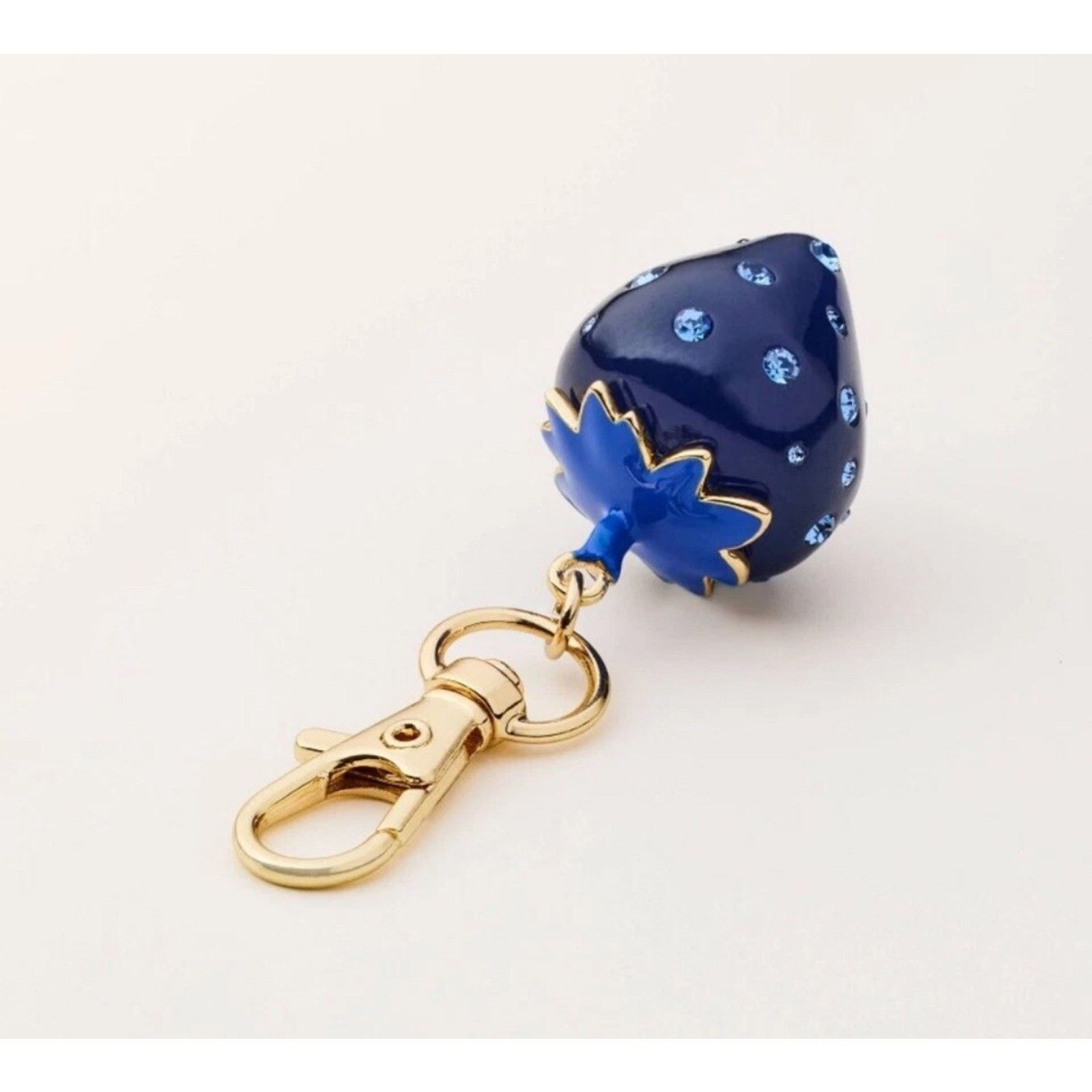 Kate Spade NEW Kate Spade X Target Mini Blue Strawberry Bag Charm Size ONE SIZE - 5 Thumbnail