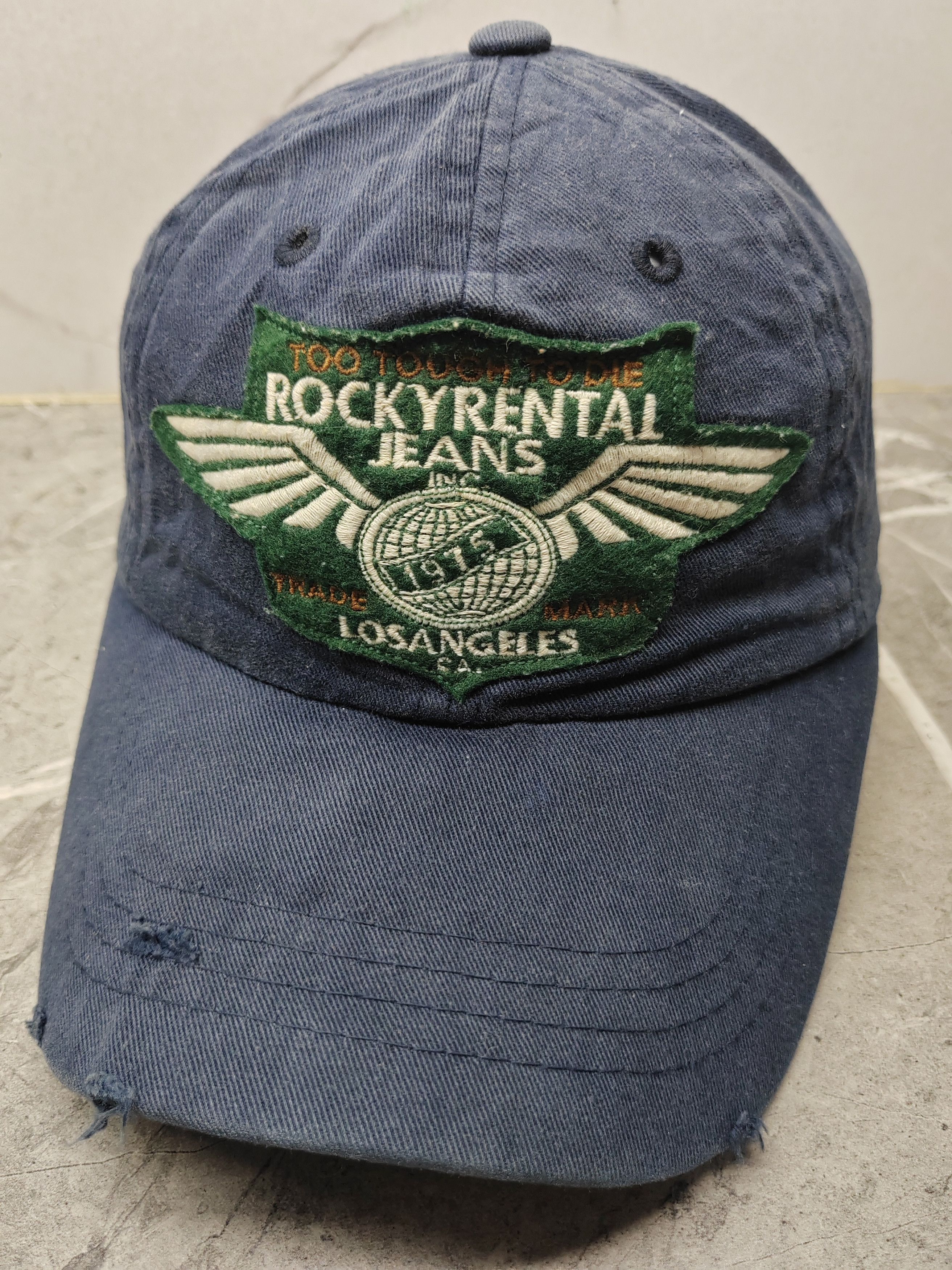Vintage Vintage Rocky Rental Distressed Style Cap Hat Size ONE SIZE - 1 Thumbnail