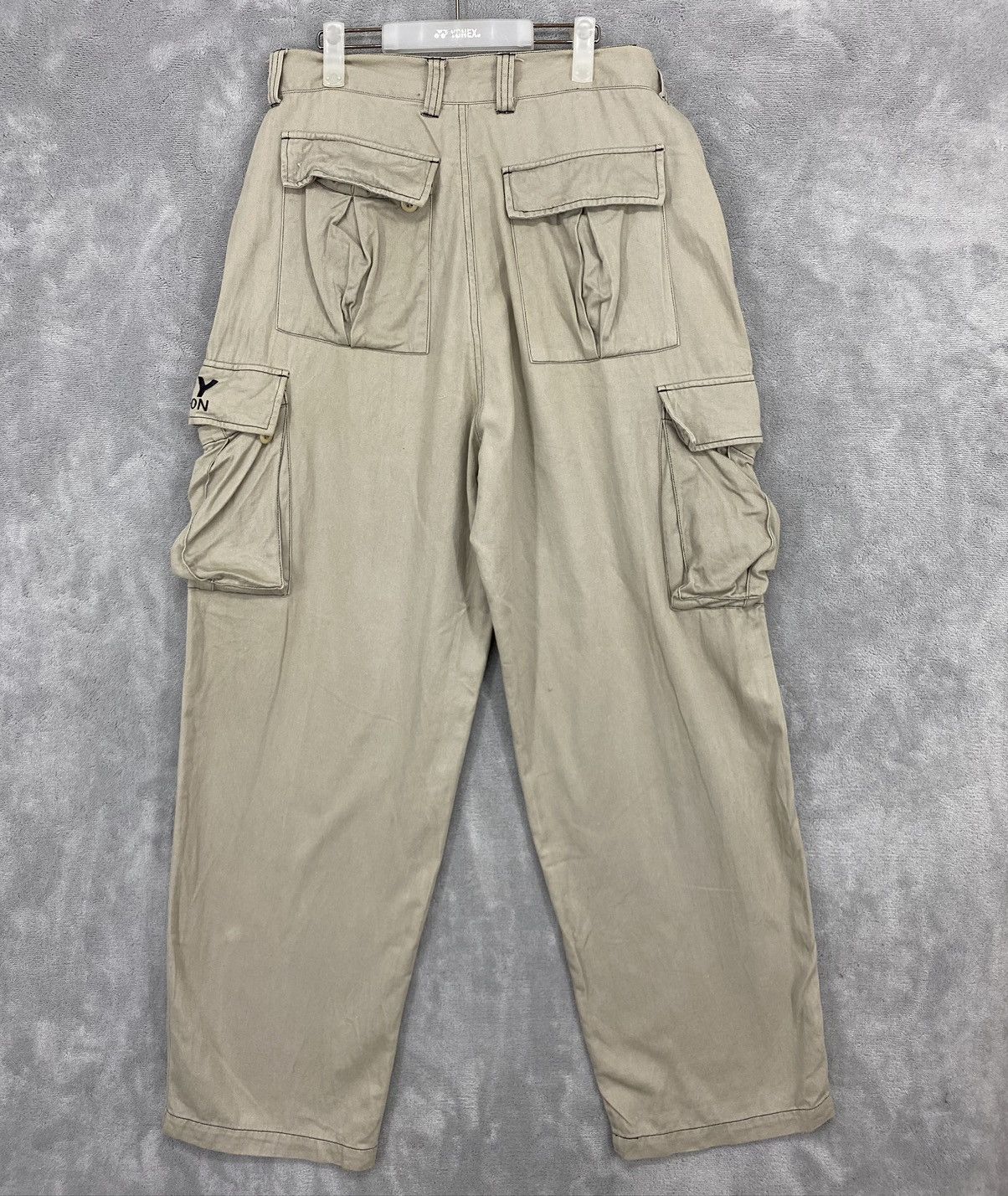 Boy London × Japanese Brand × Vintage Vintage 90s Boy London Travis Style Baggy Cargo Pants Size US 33 - 8 Thumbnail