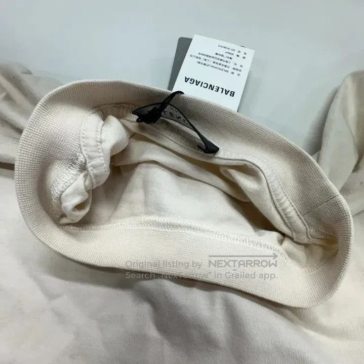 Balenciaga Balenciaga Men's White Crew Neck T. Size US M / EU 48-50 / 2 - 7 Thumbnail