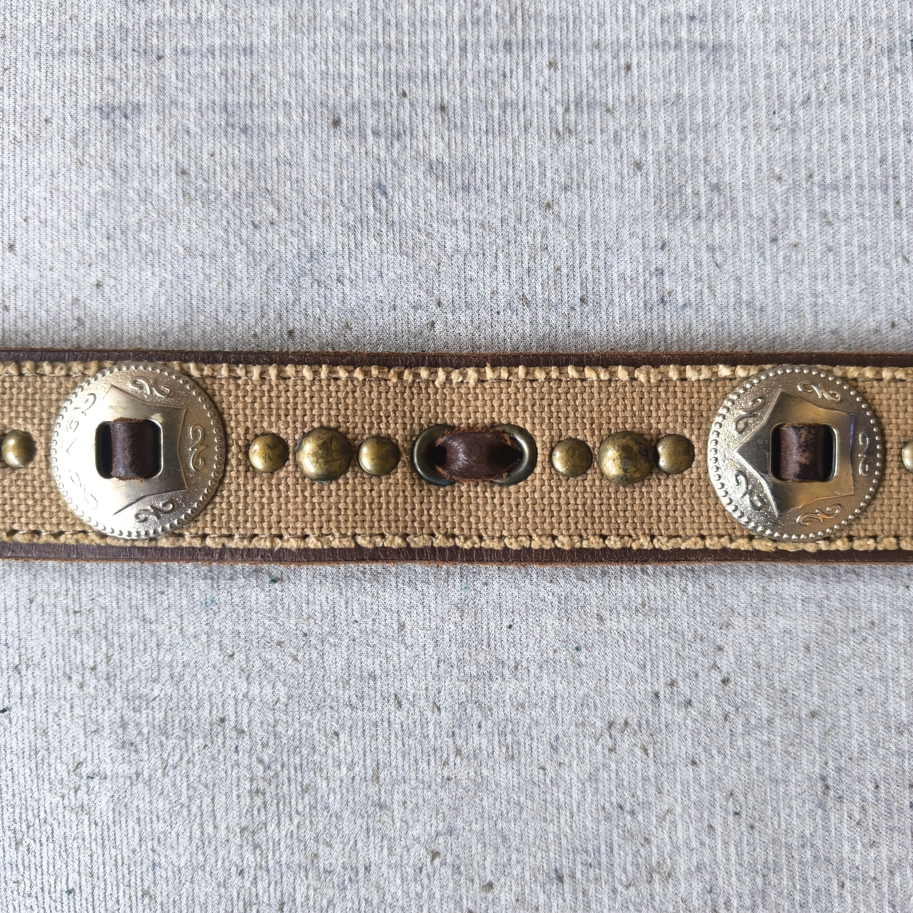 PPFM ❇️ Vintage lee jeans garrison cowboy style leather belt Size ONE SIZE - 7 Thumbnail