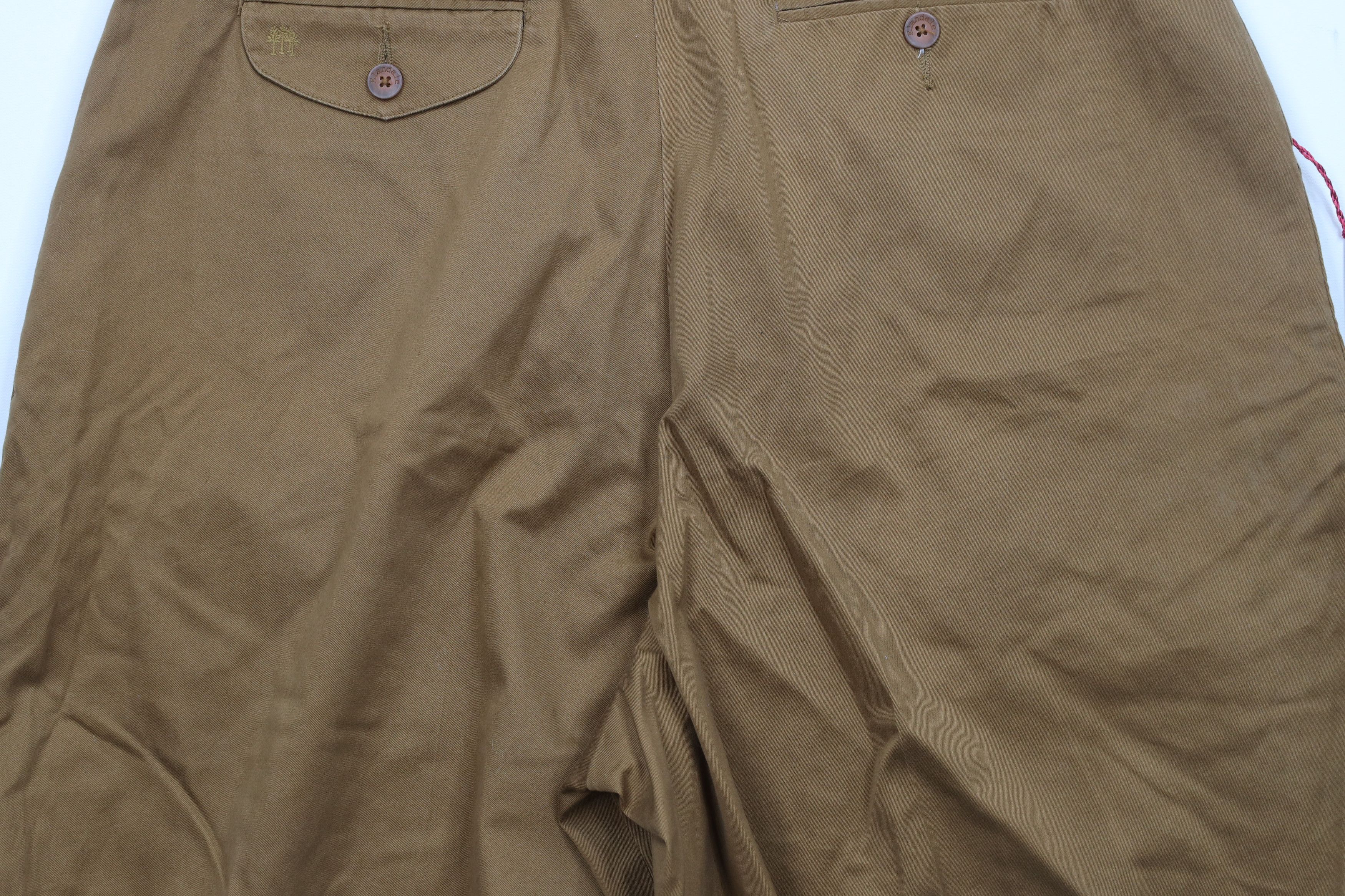 Vintage Deadstock Vintage 90s Streetwear Chino Shorts Brown Cotton Size 36" / US 14 / IT 50 - 10 Thumbnail