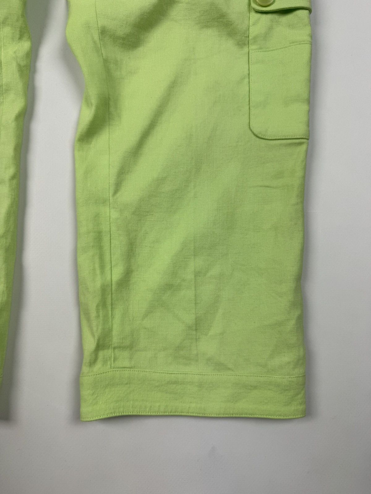 Ralph Lauren Black Label Ralph Lauren Black Label Linen Blend Capri Cargo Pants Size 27" / US 4 / IT 40 - 4 Thumbnail