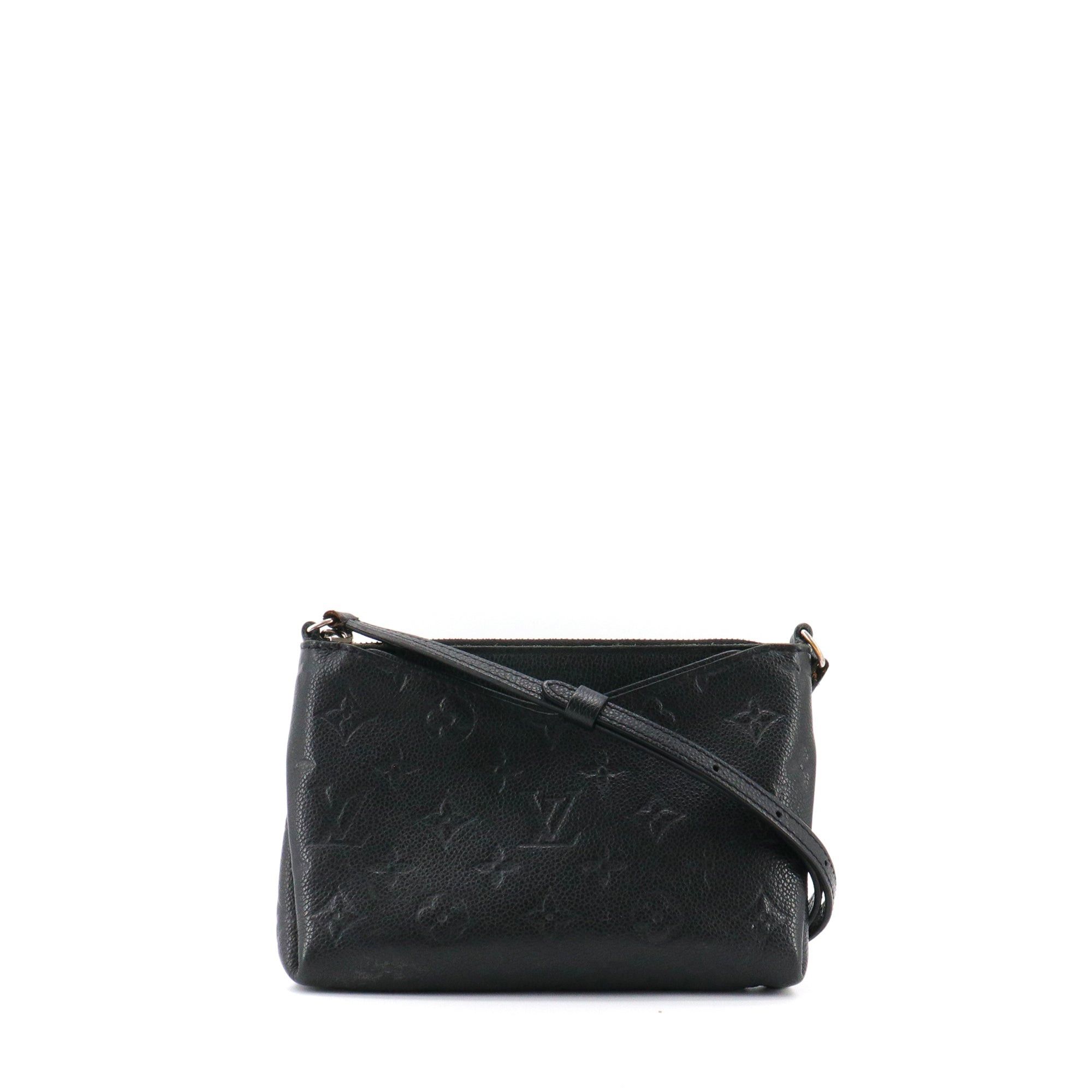 Louis Vuitton LOUIS VUITTON - Louis Vuitton Pallas shoulder bag in black empreinte leather Size ONE SIZE - 1 Thumbnail