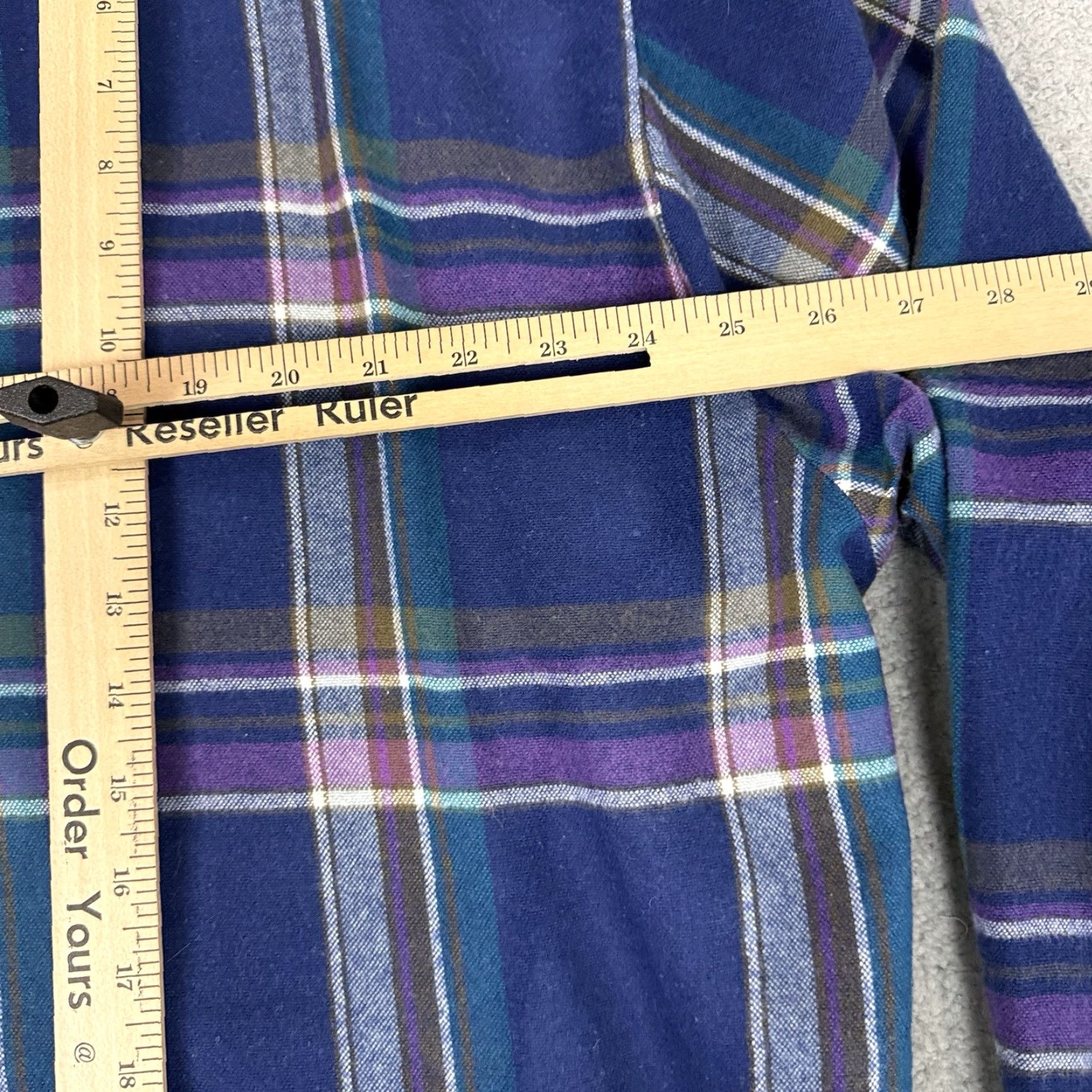 Vintage VINTAGE Northwest Territory Shirt Mens 3XL Purple Plaid Outdoor Flannel Button Up Size US XXL / EU 58 / 5 - 7 Thumbnail