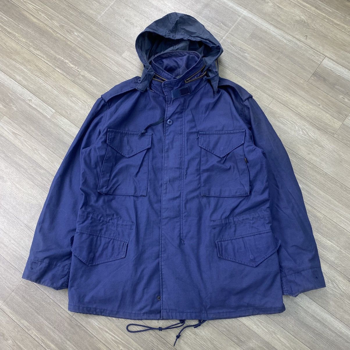 Alpha Industries Vintage Alpha Industries M65 Military Field Jacket Navy Size US M / EU 48-50 / 2 - 3 Thumbnail