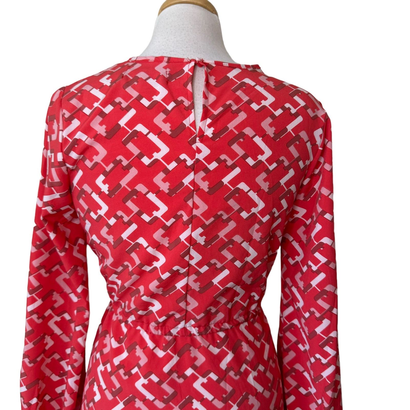 Other Pomander Place Geometric Patterned Tie Waist Dress Size S / US 4 / IT 40 - 7 Thumbnail