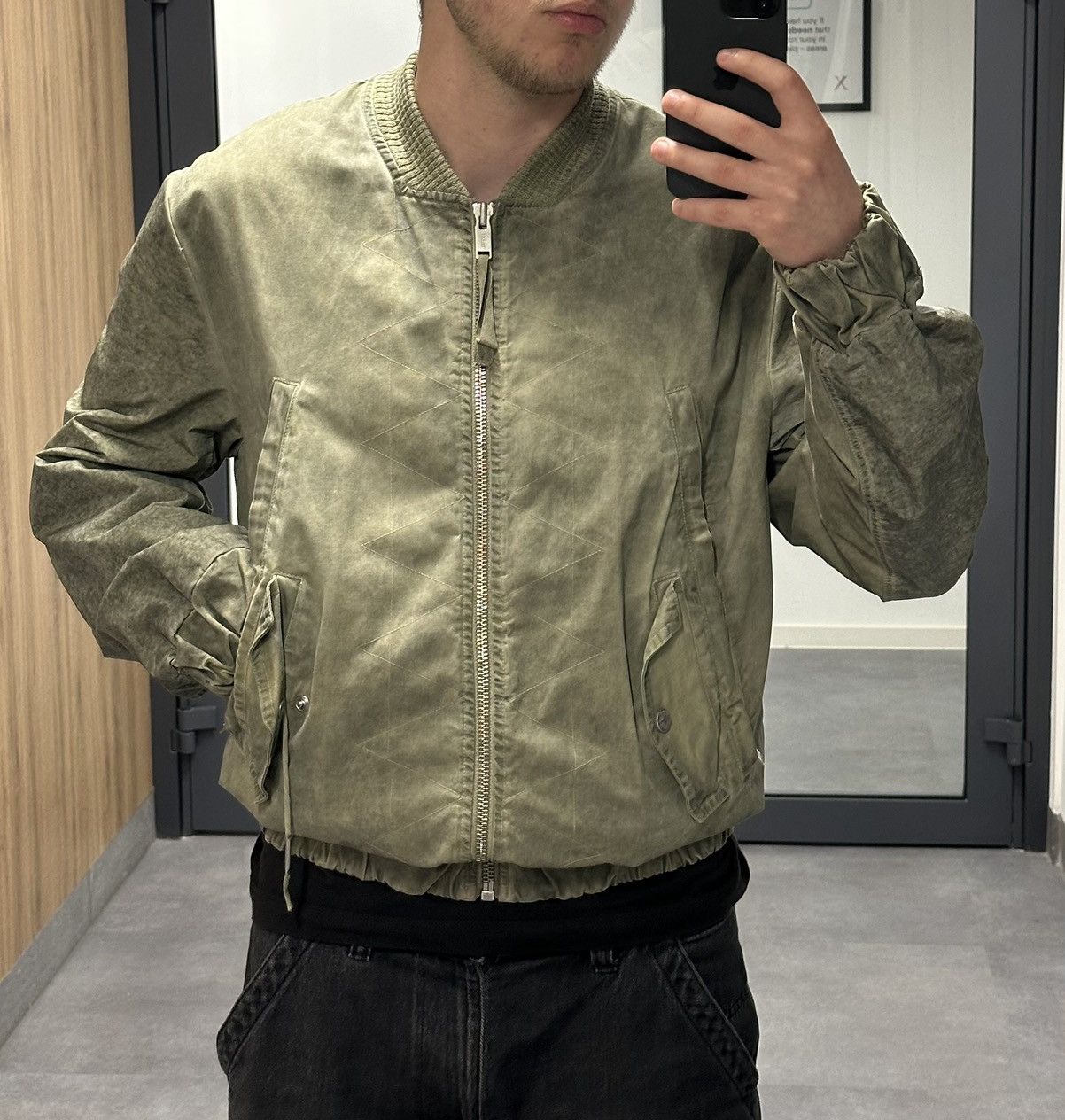 Silent By Damir Doma Silent by Damir Doma heavy cotton/viscose bomber jacket Size US S / EU 44-46 / 1 - 1 Thumbnail