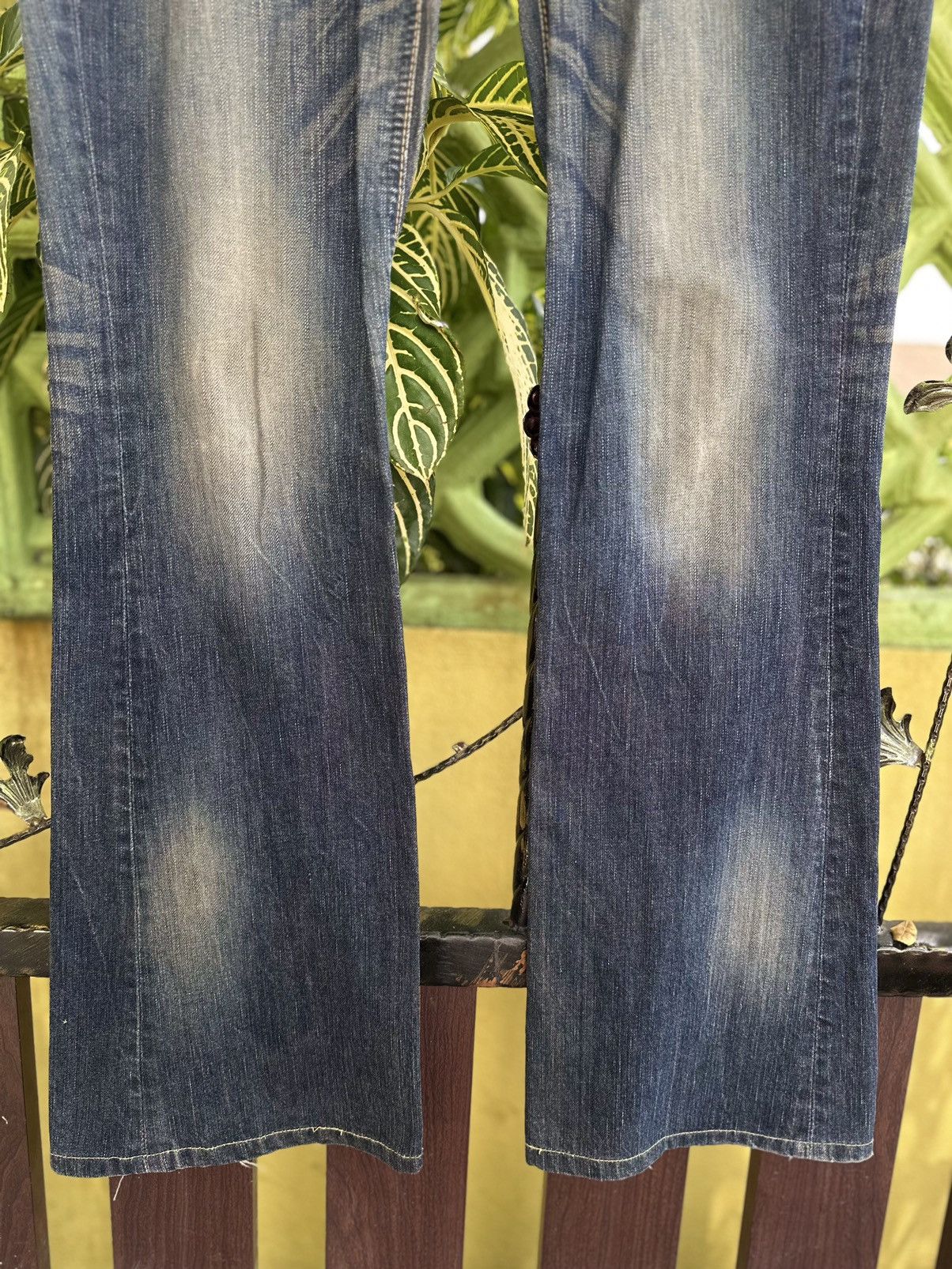 If Six Was Nine Flare 💥Vintage Edwin Blue Trip 503 Flare Bootcut Made Japan💥 Size US 34 / EU 50 - 4 Thumbnail