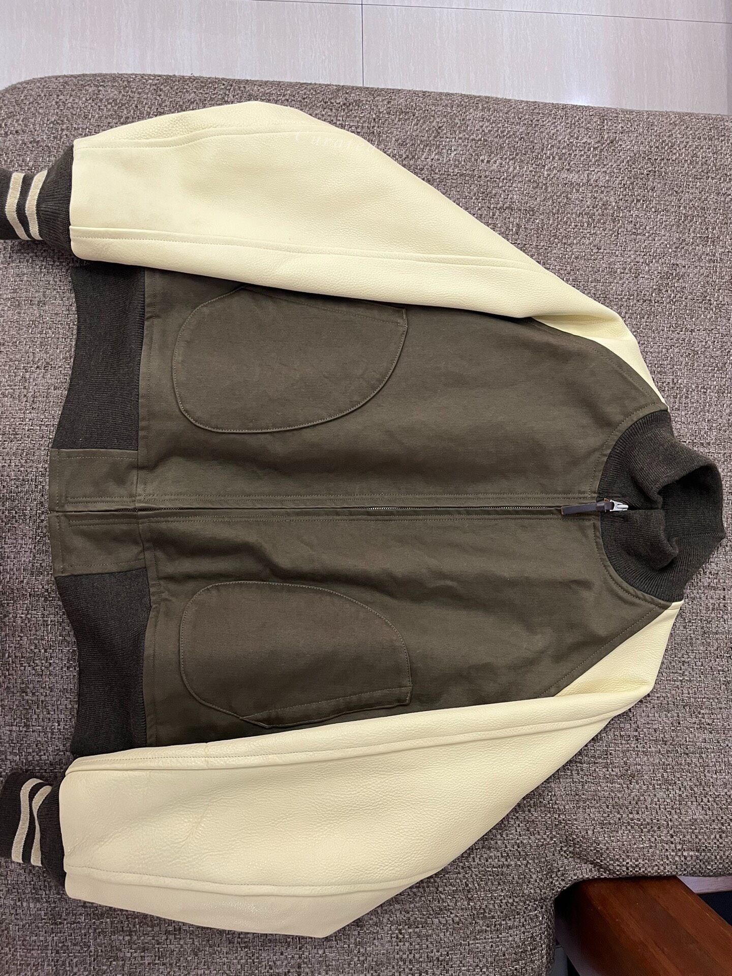 Nigel Cabourn Nigel Cabourn 24AW M42 Leather Sleeve Deck Jacket Size US M / EU 48-50 / 2 - 1 Thumbnail
