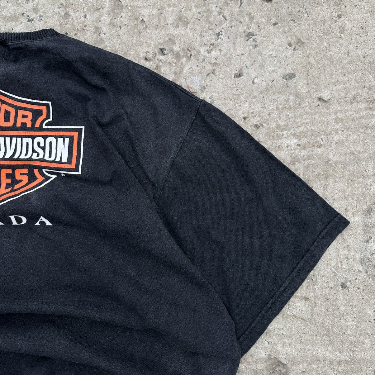Harley Davidson VTG Harley Davidson Motorcycle T-shirts Big Logo Canada 2001 Size US XL / EU 56 / 4 - 10 Thumbnail