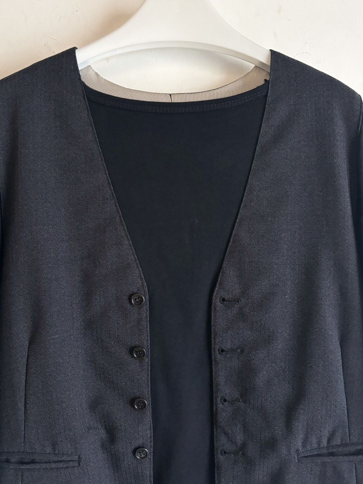 Maison Margiela Maison Martin Margiela | Artisanal Vest-Patched Sweatshirt Size US M / EU 48-50 / 2 - 4 Thumbnail