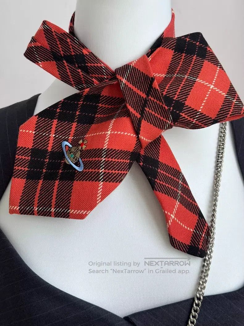 Vivienne Westwood Vivienne Westwood Rare 90s Orange Tie Size ONE SIZE - 1 Thumbnail