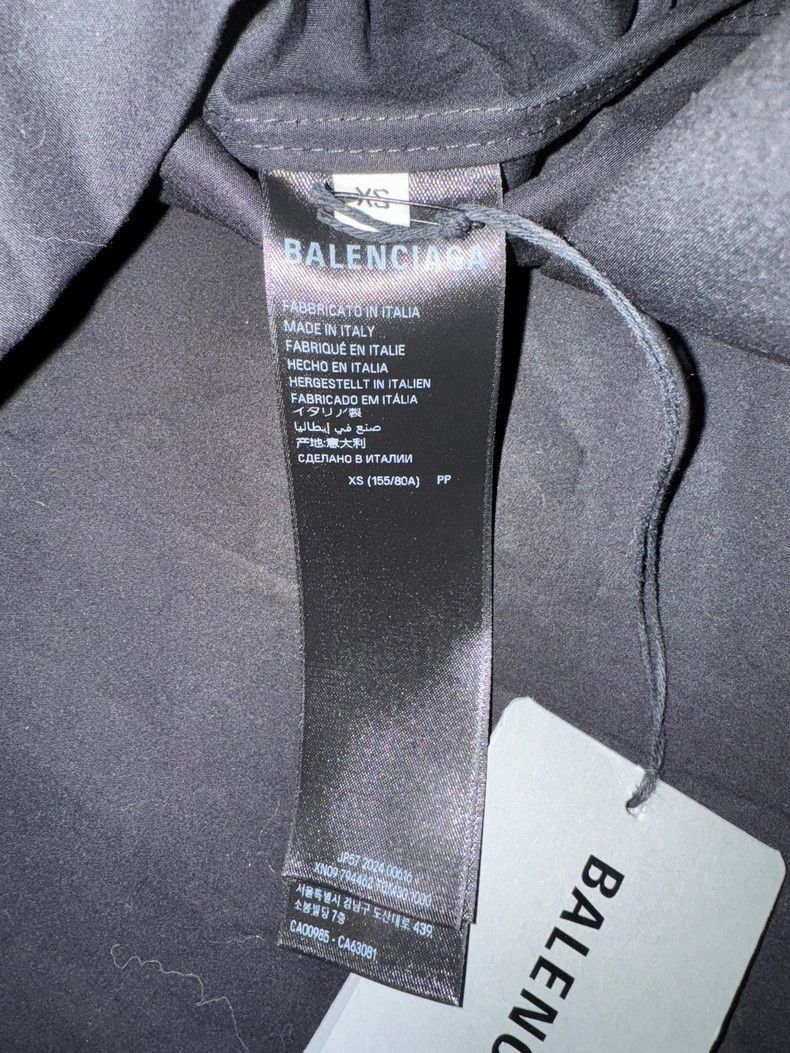 Balenciaga Balenciaga FW24 solid color pointed neck single breasted st Size US XS / EU 42 / 0 - 4 Thumbnail