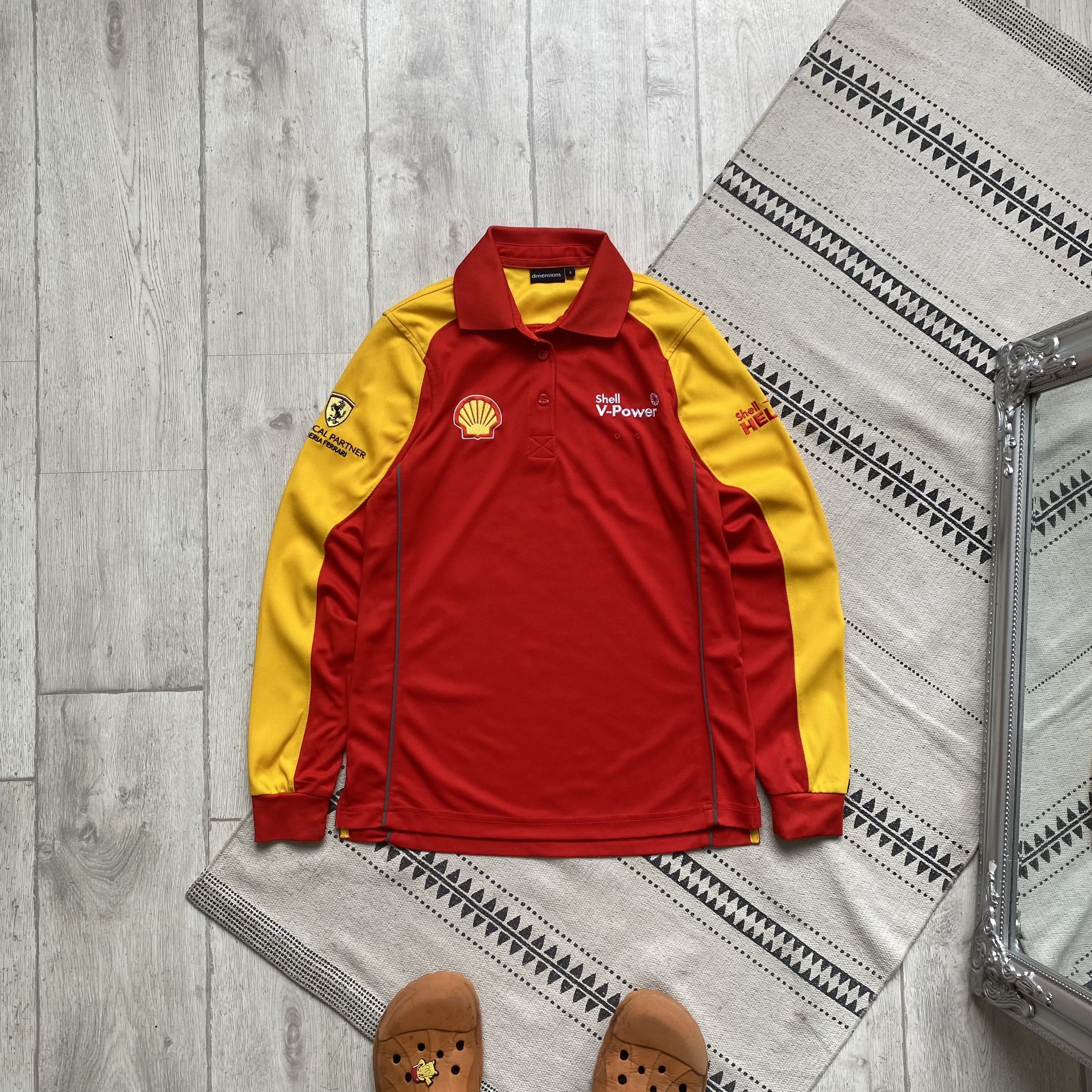 Ferrari 🏎️ Vintage Racing Ferrari Shell jersey longsleeve F1 Y2K Size US S / EU 44-46 / 1 - 2 Thumbnail