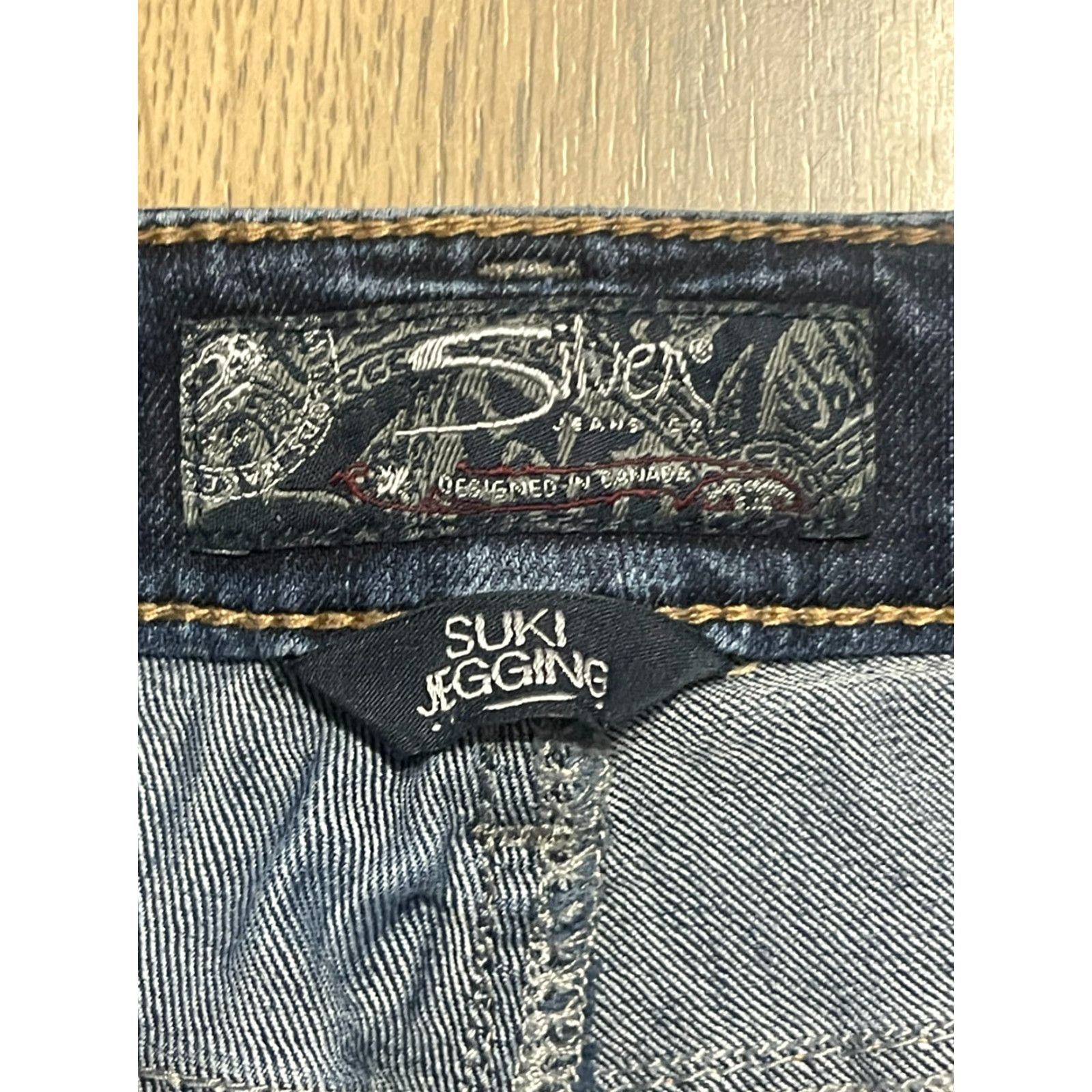 Silver Jeans Co. VINTAGE? Silver Jeans Women’s SUKI Jegging Denim Pockets Blue 29/31 Jeans Size 29" - 6 Thumbnail