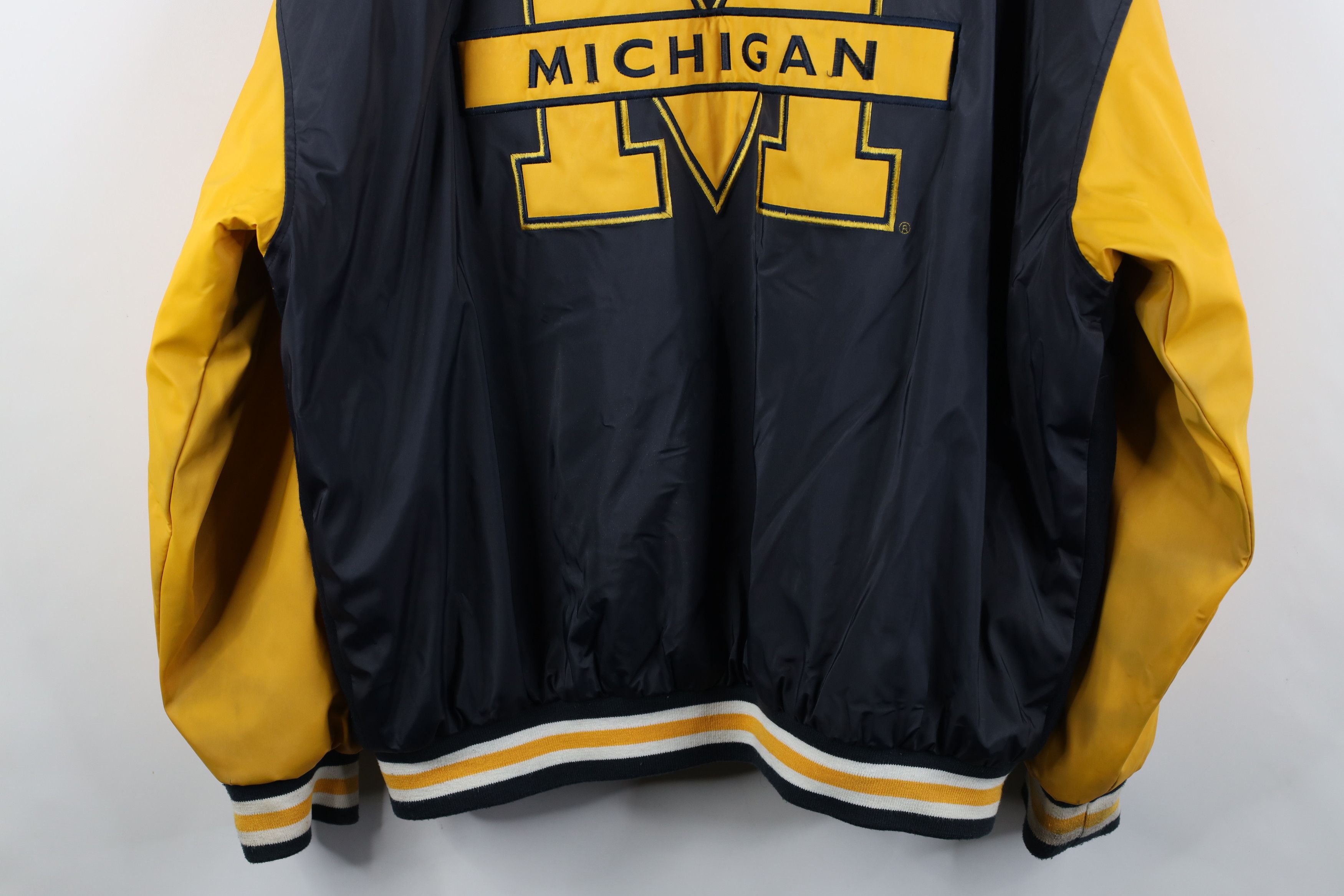 Vintage Vintage 90s Y2K Reversible University of Michigan Jacket Size US XXL / EU 58 / 5 - 15 Thumbnail