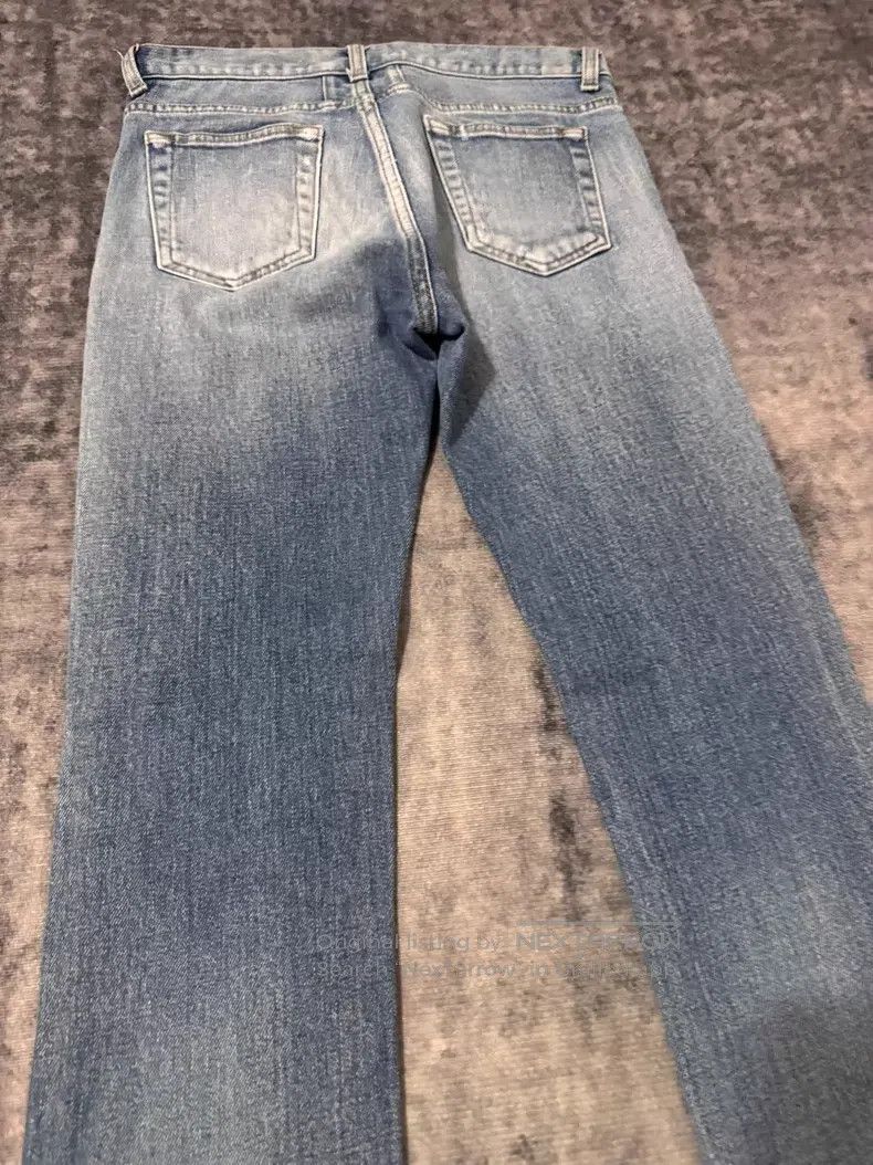 Saint Laurent Paris Saint Laurent Paris Light blue washed basic blue denim jea Size US 26 / EU 42 - 4 Thumbnail