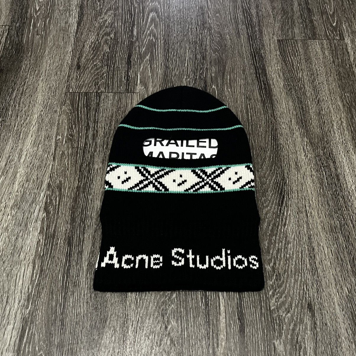 Acne Studios [Avg. Resell: $185] Acne Studios Jacquard Logo Balaclava Size ONE SIZE - 1 Thumbnail
