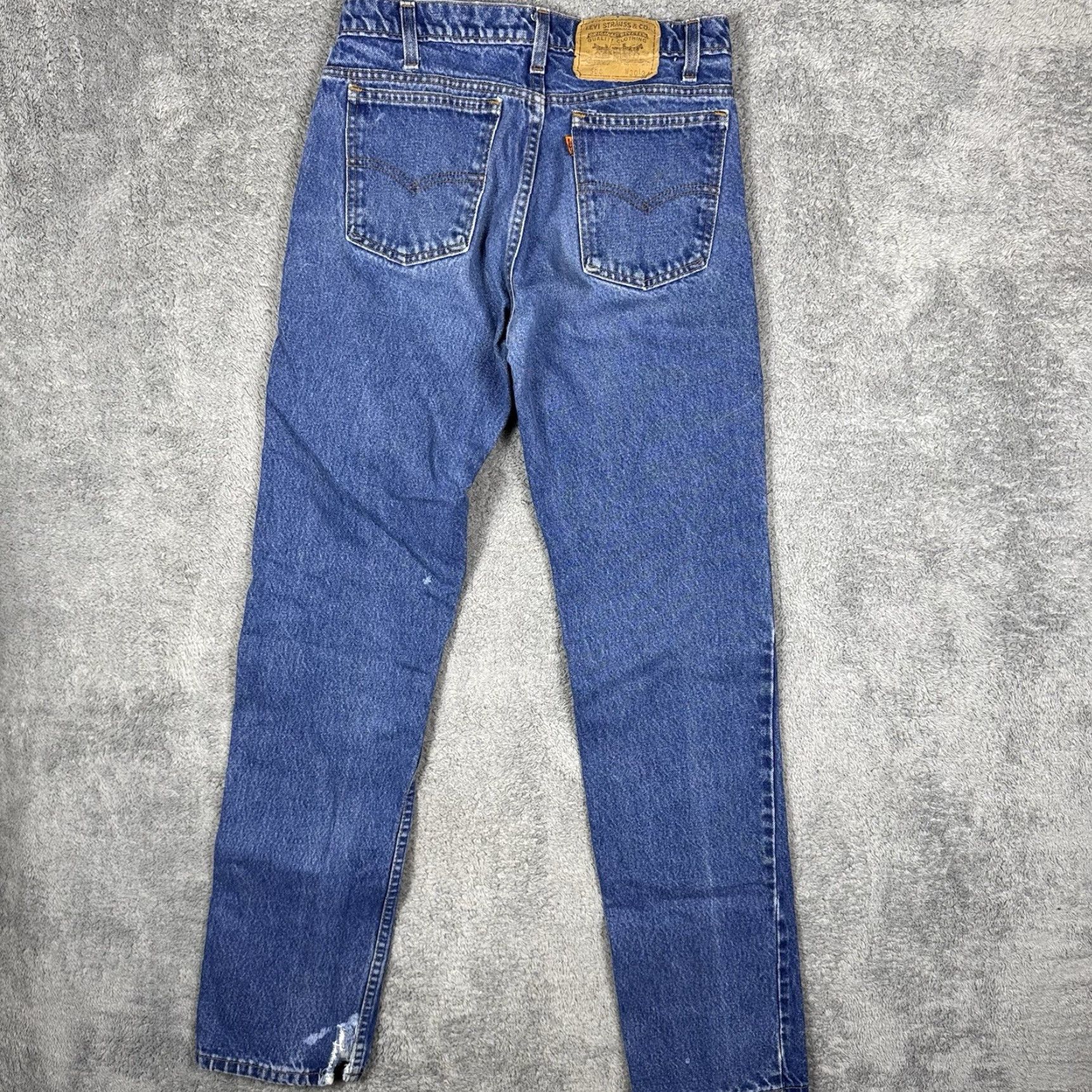 Levi's VINTAGE Levi's 506 Jeans Men 28x34 1972 USA Made Thrashed Distress 70s Denim Blue 5-Pocket Mens Regular Straight Wearable USA 90s Grunge Fashion Size US 30 / EU 46 - 6 Thumbnail