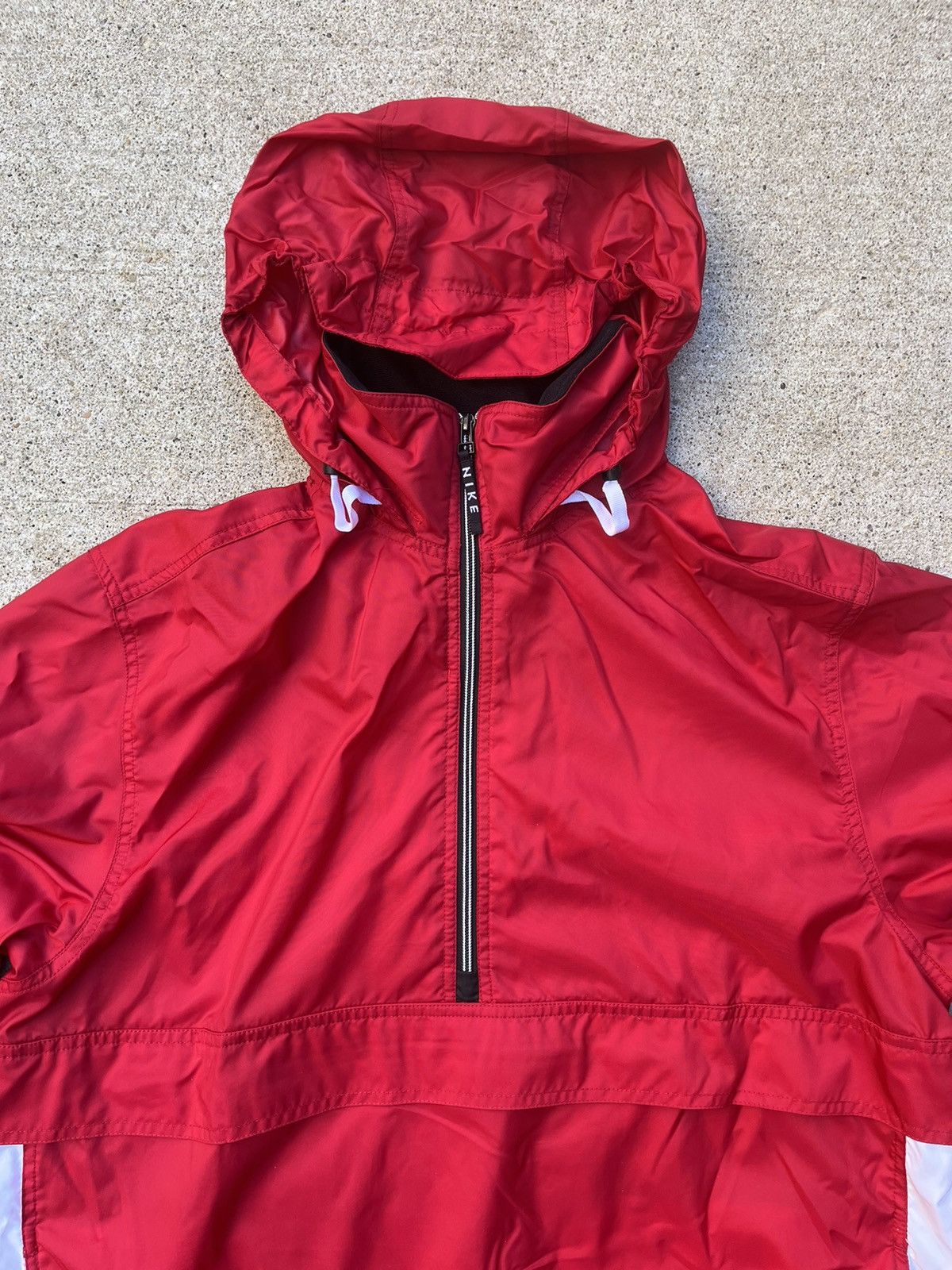 Nike × Vintage Vintage 90s Nike Light Jacket with Packable Hood Size US M / EU 48-50 / 2 - 12 Thumbnail