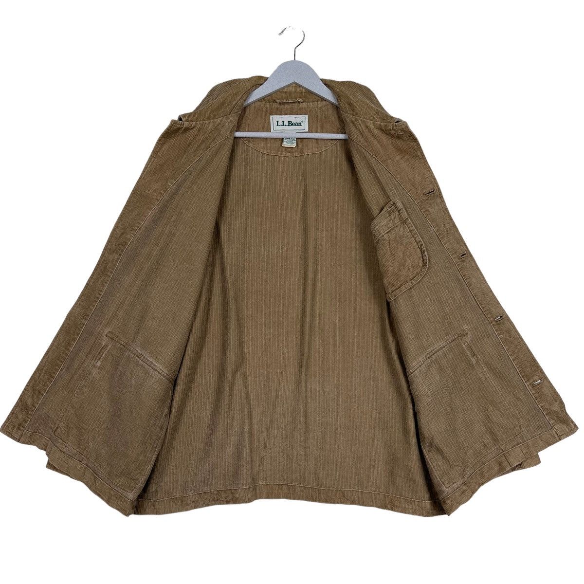 L.L. Bean VINTAGE LL BEAN SAFARI OUTDOOR CORDUROY JACKET Size US M / EU 48-50 / 2 - 11 Thumbnail
