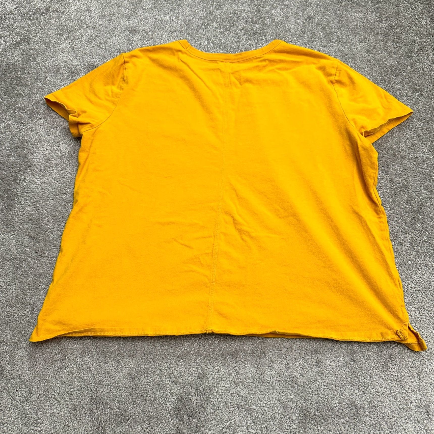 Old Navy Old Navy T-Shirt Womens Large Orange Cotton Pocket Tee Round Neck Short Sleeve Size L / US 10 / IT 46 - 2 Thumbnail