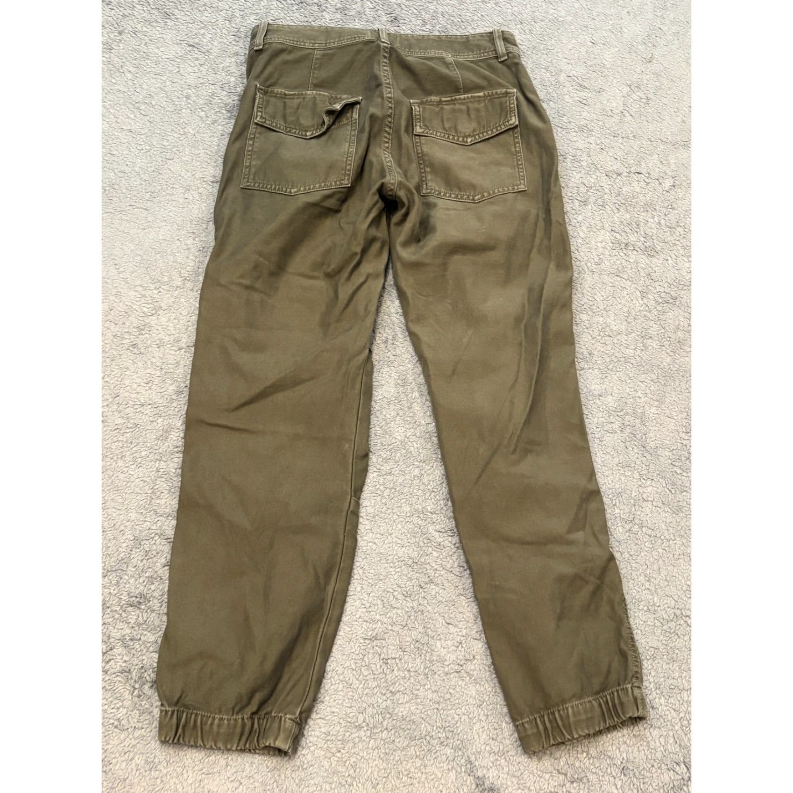 Citizens Of Humanity Citizens of Humanity Pants Womens 24 Green Tapered Military Wide Jogger Button Fly Pockets Size 42" / US 20 - 7 Thumbnail