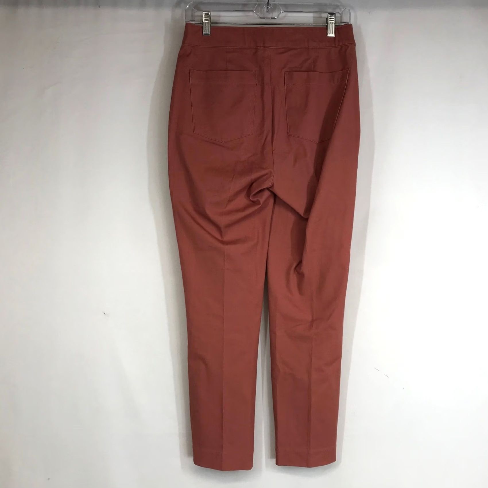 Spanx SPANX Women's Cropped Pants Rose Pink Straight Leg Elastic Waist Size S Size 28" / US 6 / IT 42 - 4 Thumbnail