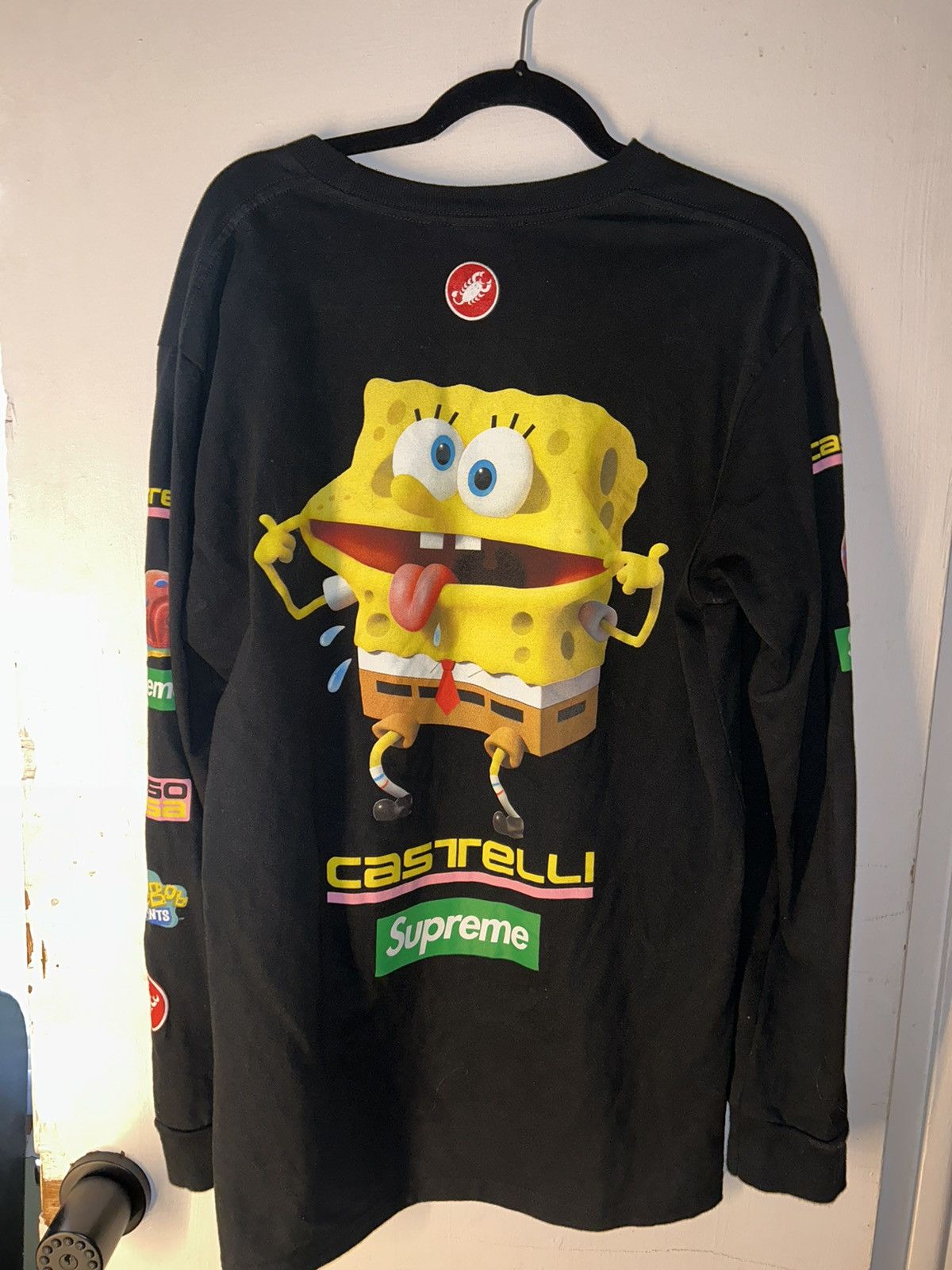 Supreme x SpongeBob x Castelli Racing Long-Sleeve T-Shirt