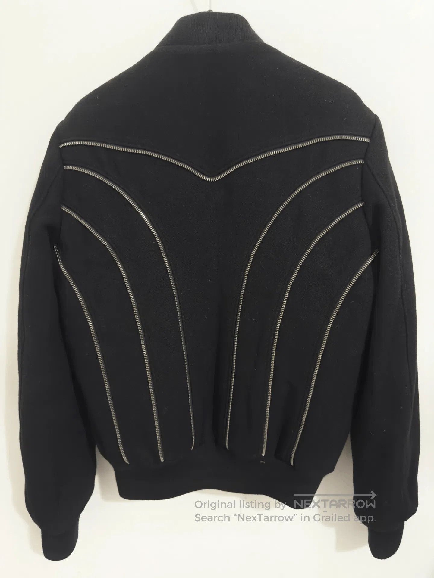 Saint Laurent Paris Saint Laurent Multi-Zipper Wool Baseball Jacket. Size US S / EU 44-46 / 1 - 2 Thumbnail