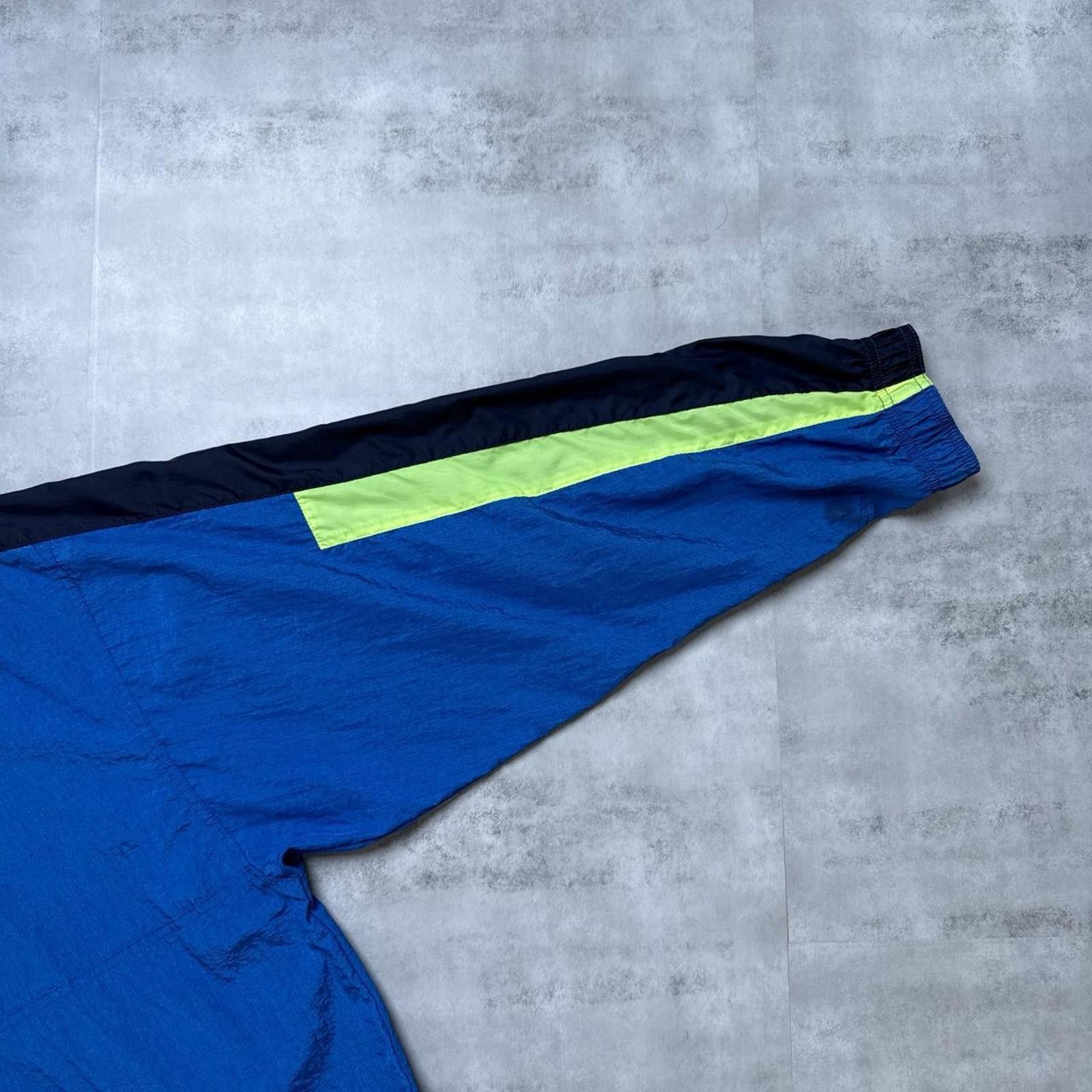 Nike Y2K Nike 90s Blue windbreaker jacket gray tag Size US M / EU 48-50 / 2 - 5 Thumbnail