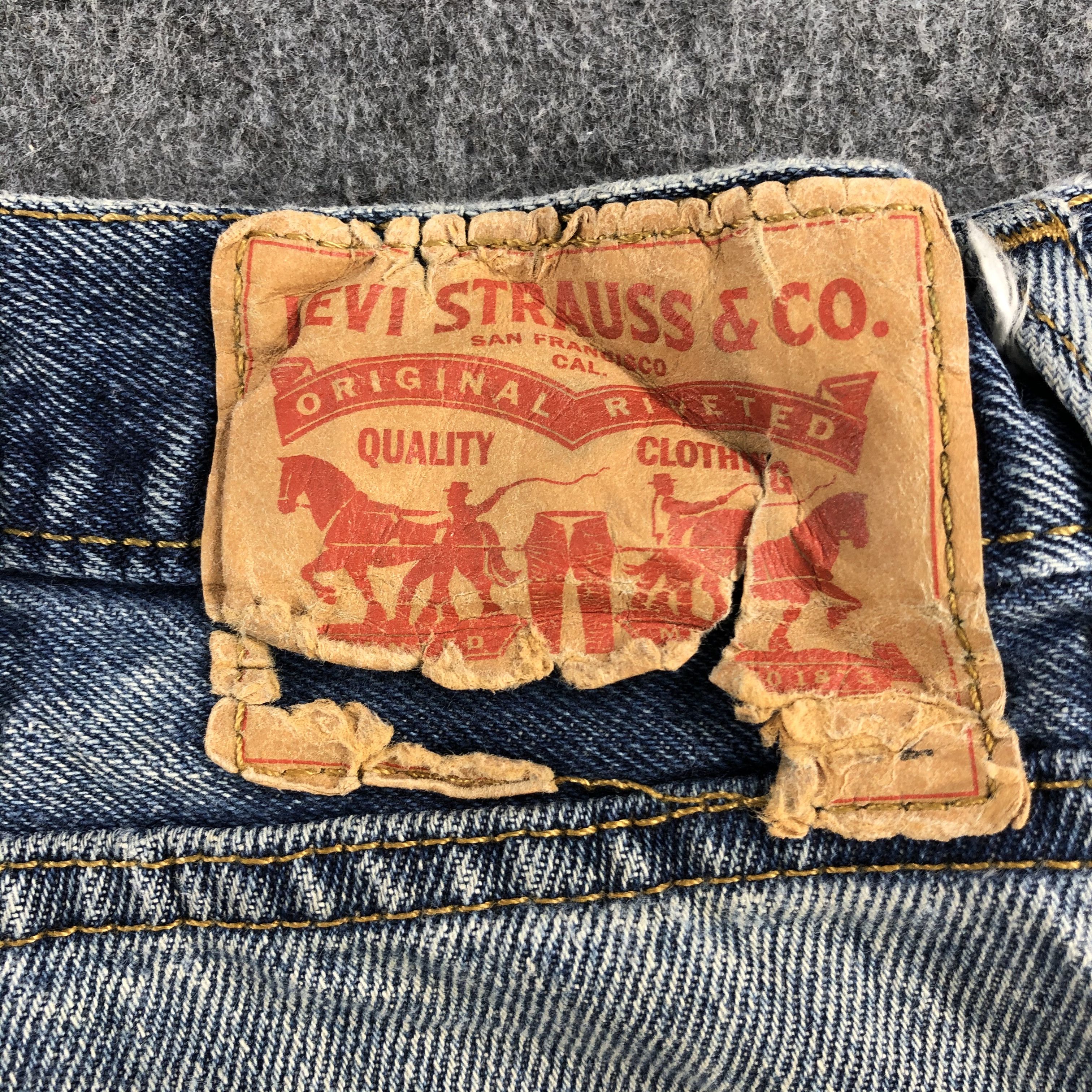 Levi's Vintage Blue Wash Levis 505 Jeans-J2261 Size US 38 / EU 54 - 5 Thumbnail