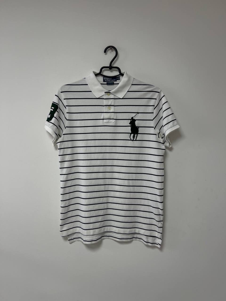 Polo Ralph Lauren Vintage Polo Ralph Lauren Custom Fit Big Logo Pony 3 Team M Size US M / EU 48-50 / 2 - 2 Thumbnail