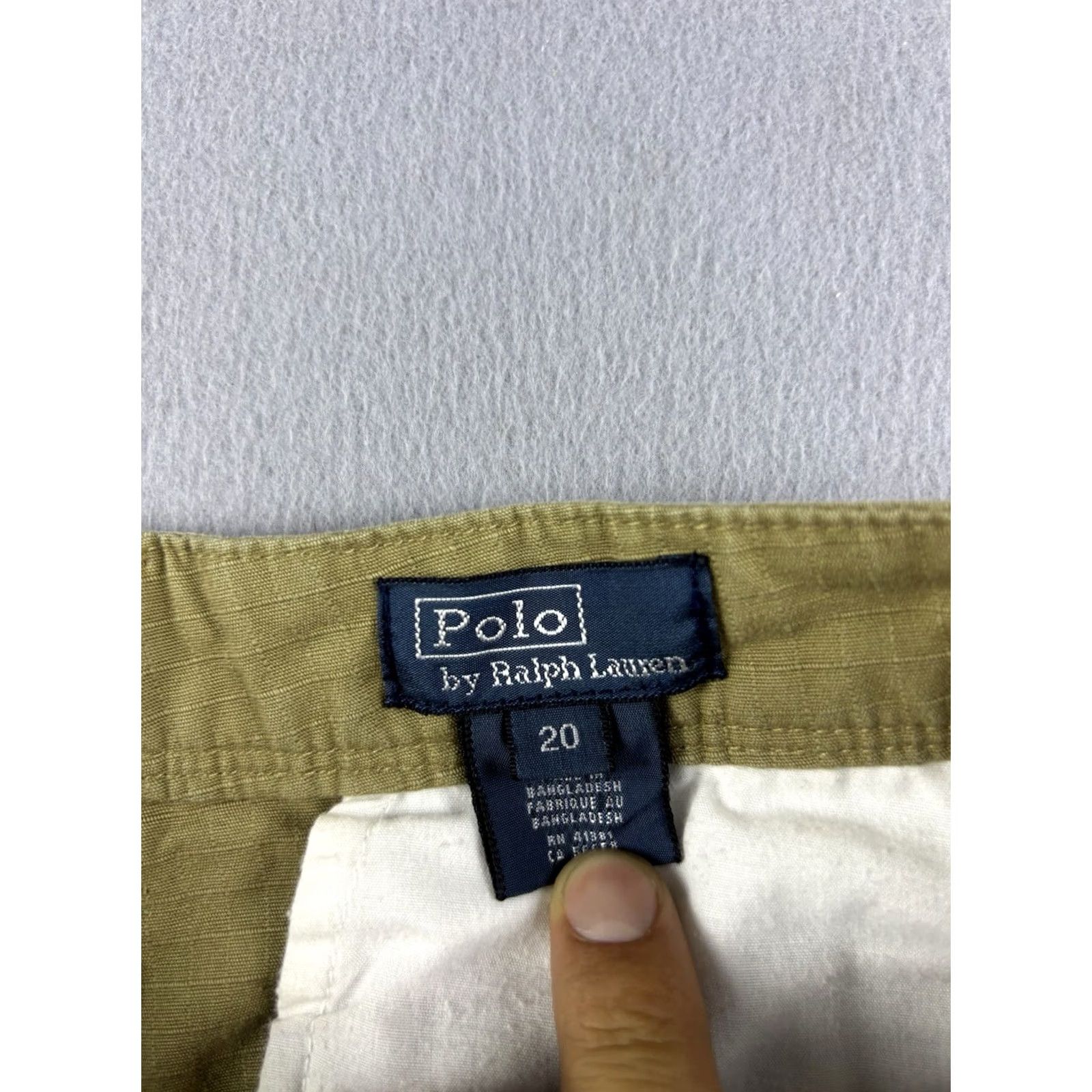 Polo Ralph Lauren VINTAGE Polo Ralph Lauren Pants Women’s 20 Brown Ripstop Cargo Pockets 90s Army Mens Womens Girls Size 42" / US 20 - 5 Thumbnail