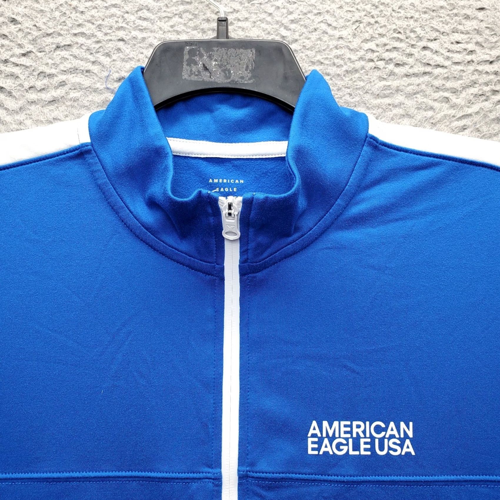 American Eagle Outfitters American Eagle Outfitters Track Jacket Mens L Blue Athletic Long Sleeve Full Zip Size US L / EU 52-54 / 3 - 7 Thumbnail