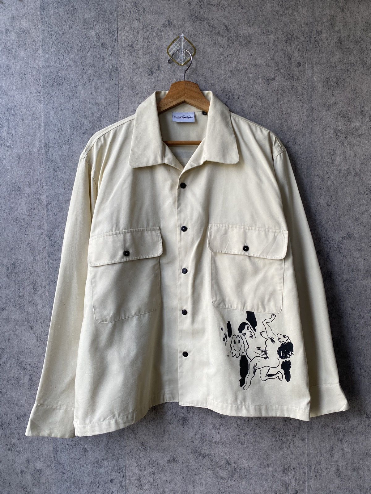 Carne Bollente AW19 Carne Bollente Button Up Long Sleeve Art Design Shirt Size US M / EU 48-50 / 2 - 1 Thumbnail