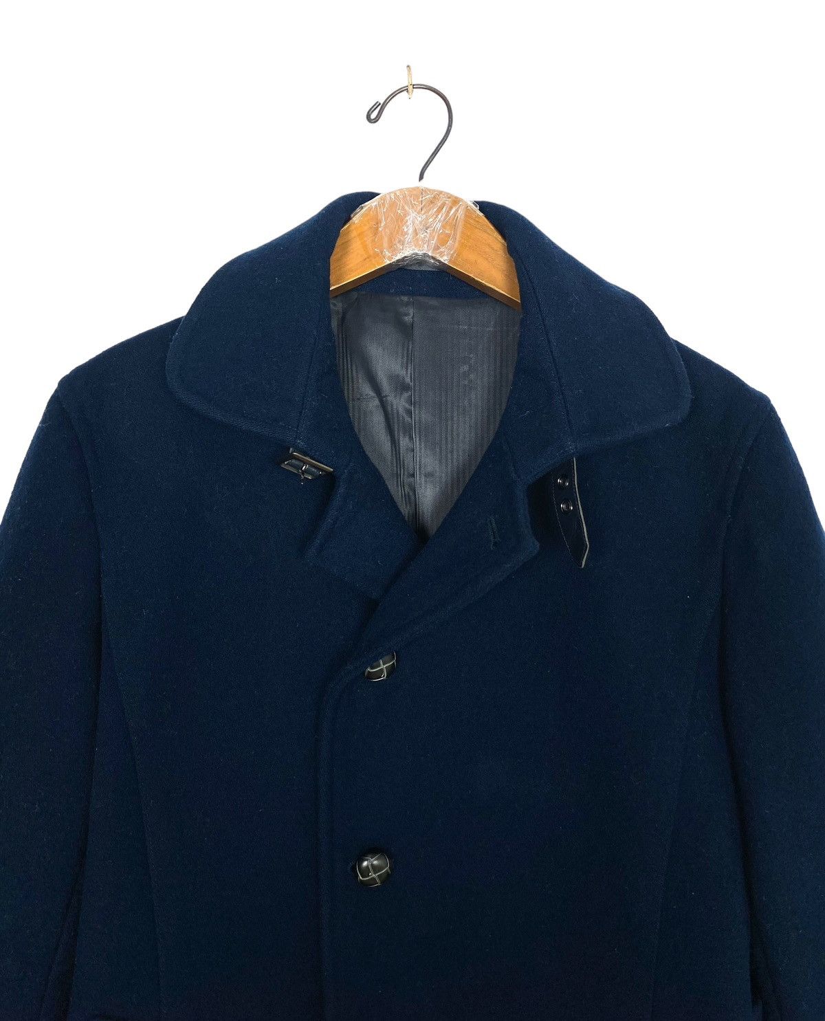 Tornado Mart Rare‼️ Tornado Mart Wool Coat Collar Belt Cowhide Size US M / EU 48-50 / 2 - 4 Thumbnail