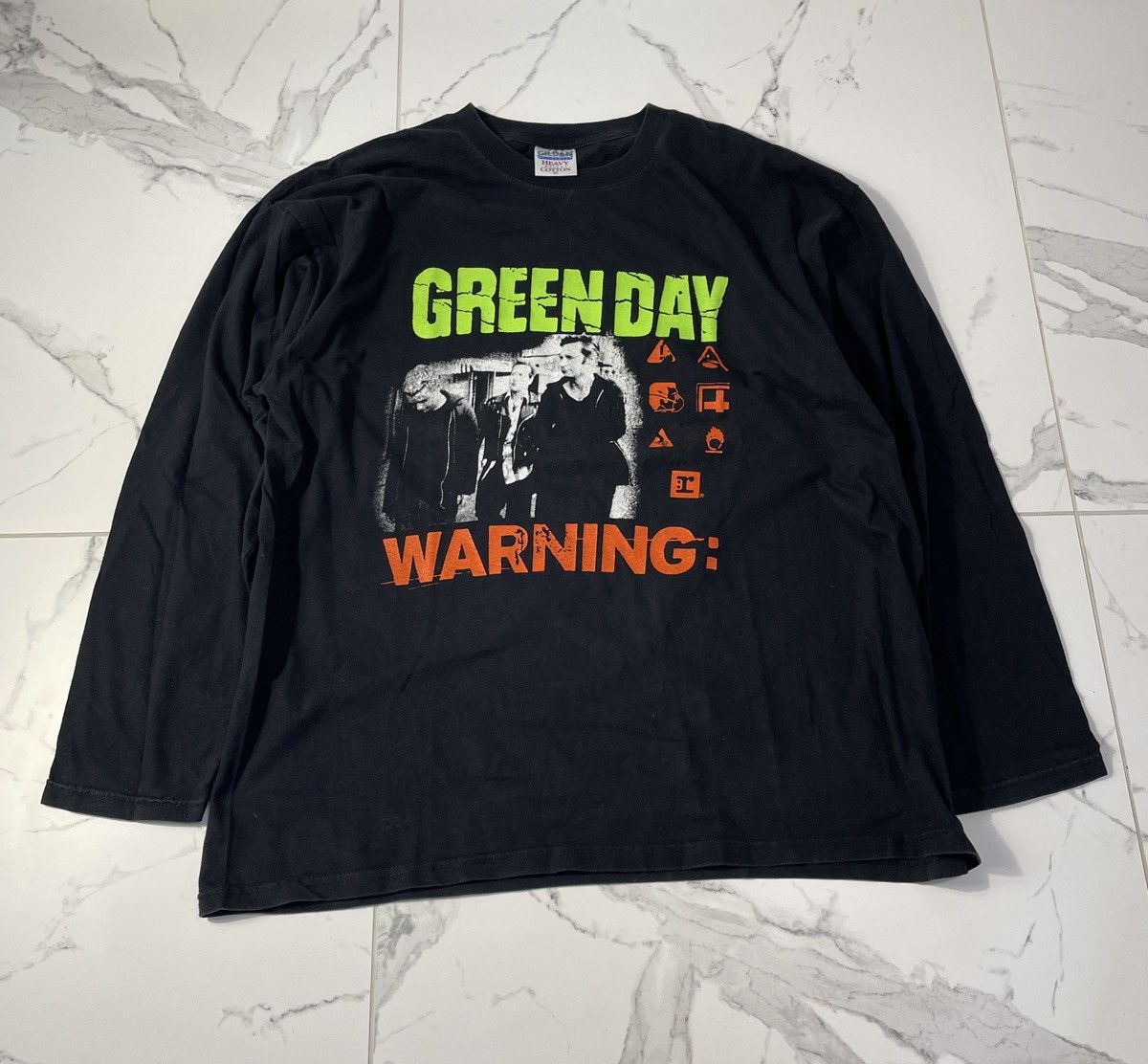 Gildan 2000 Vintage Green Day Warning Album Promo Longsleeve XL Size US XL / EU 56 / 4 - 2 Thumbnail